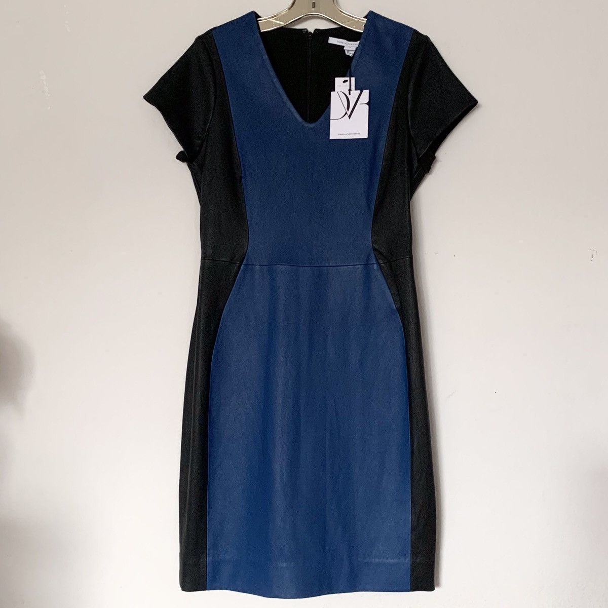 Diane von Furstenberg DVFnAll leather body dress $1100 retail Size M / US 6-8 / IT 42-44 - 1 Thumbnail