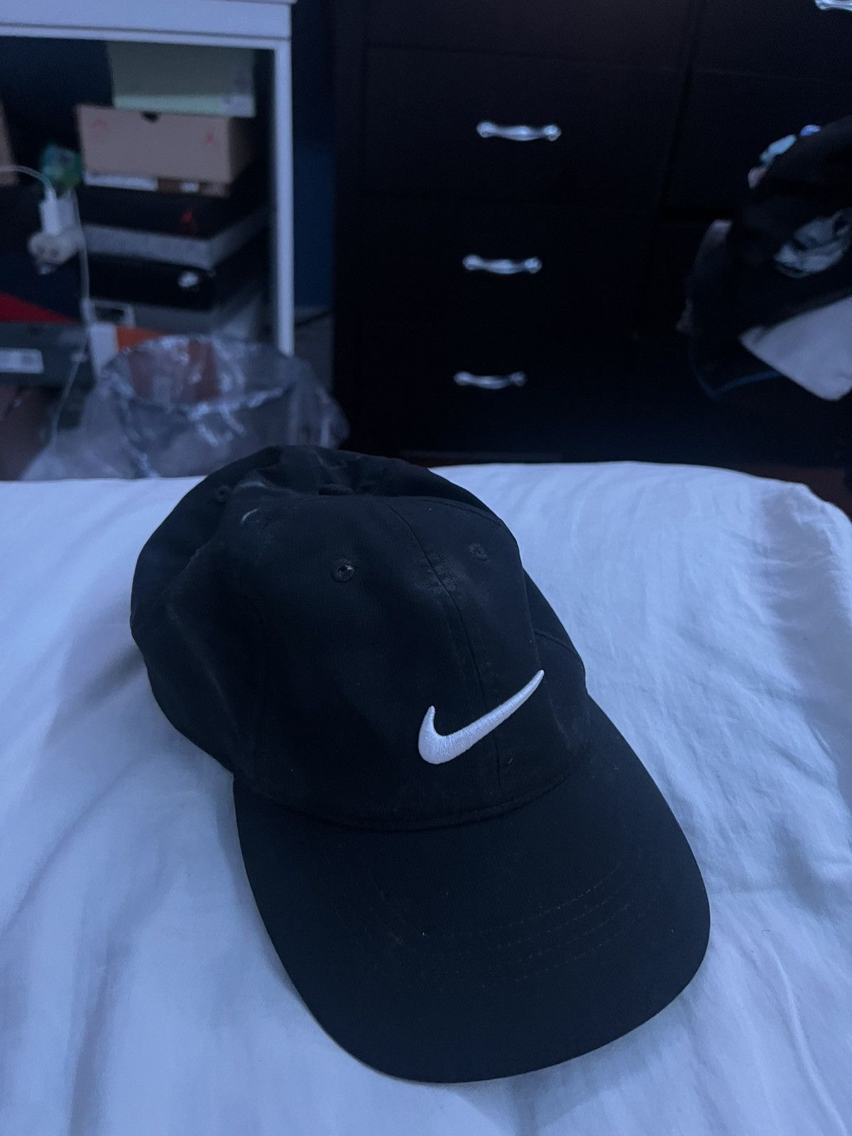Nike Nike Black Tennis Hat Size 30 - 2 Thumbnail