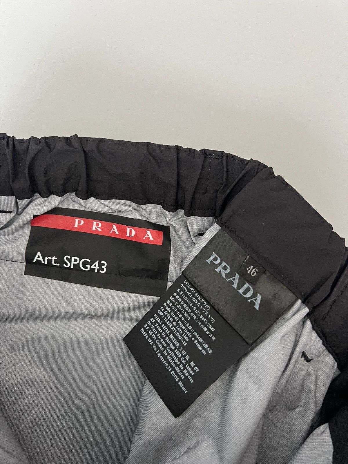 Prada Prada Linea Rossa Gabardine Track Pants Size US 30 / EU 46 - 4 Thumbnail