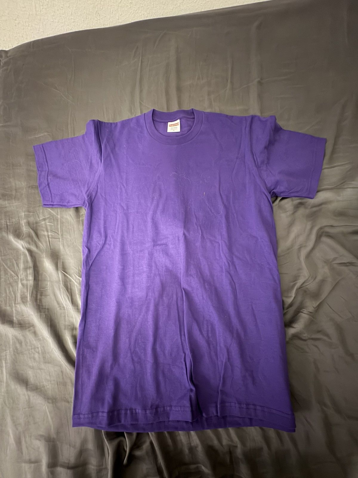 Supreme Blank purple supreme t shirt Size US S / EU 44-46 / 1 - 1 Thumbnail