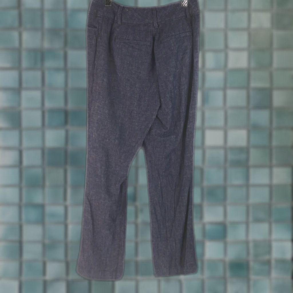Vintage VINTAGE Dress Pants Blue Size 28 Regular Straight Flat Front Casual Pants Womens Size 28" / US 6 / IT 42 - 1 Thumbnail
