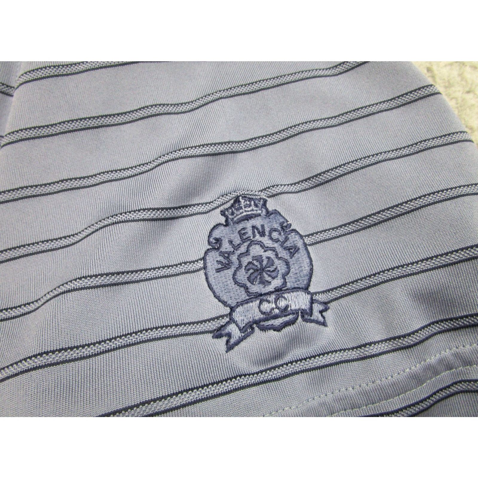 Adidas Adidas Polo Shirt Mens XL Blue ClimaCool Striped Golf Valencia CC Performance Size US XL / EU 56 / 4 - 3 Thumbnail