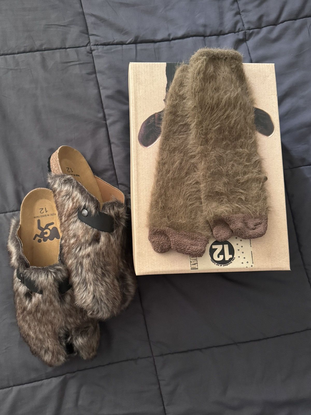 ROSE IN GOOD FAITH GOAT Tabi Mule Size US 12 / EU 45 - 4 Thumbnail