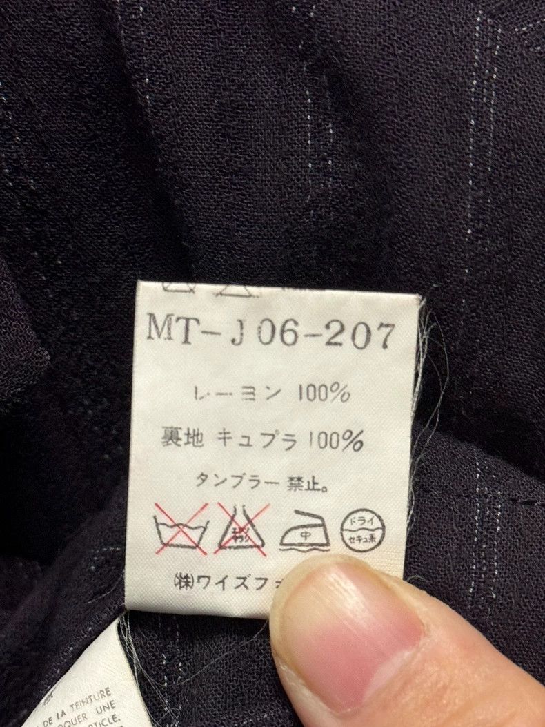 Yohji Yamamoto Yohji Yamamoto size m 94 SS rayon dark weave suit 2502-Nex Size 36R - 7 Thumbnail