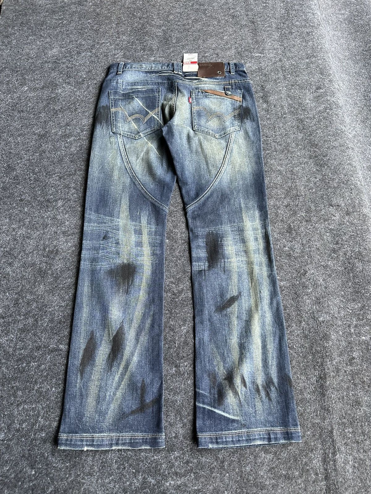 Edwin Edwin S503 Edge Flare Design Denim 32x32 D384 Size US 32 / EU 48 - 4 Thumbnail