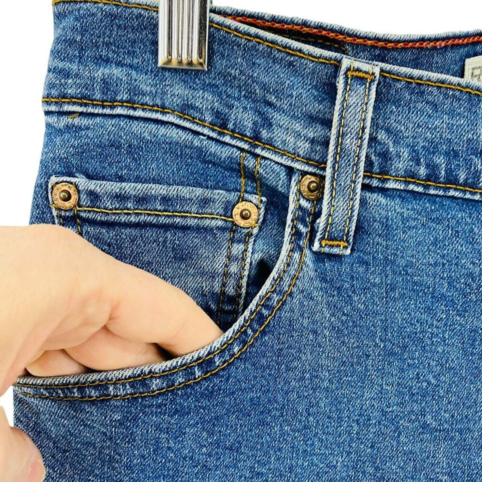 Levi's Levis 550 Womens Blue Medium Wash Denim Bootcut Jeans 6M Size 28" / US 6 / IT 42 - 3 Thumbnail