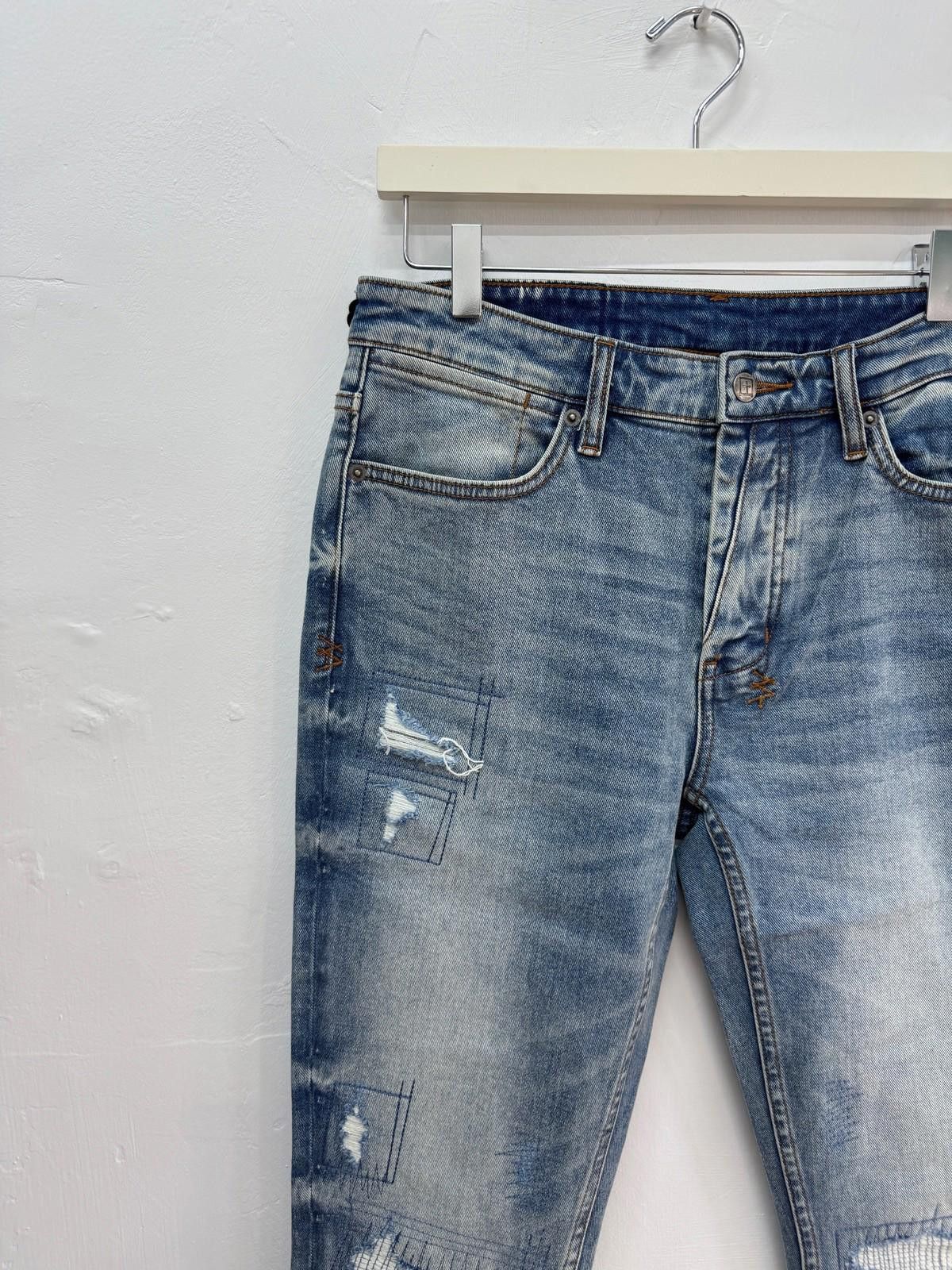 Ksubi new Ksubi mens denim jeans van winkle blue north trashed 32 Size US 32 / EU 48 - 4 Thumbnail