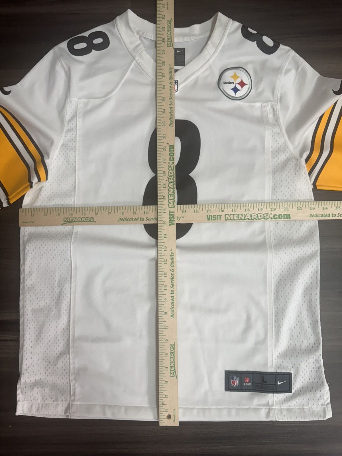 Nike Nike On Field Kenny Pickett #8 Pittsburgh Steelers Jersey Size US L / EU 52-54 / 3 - 6 Thumbnail