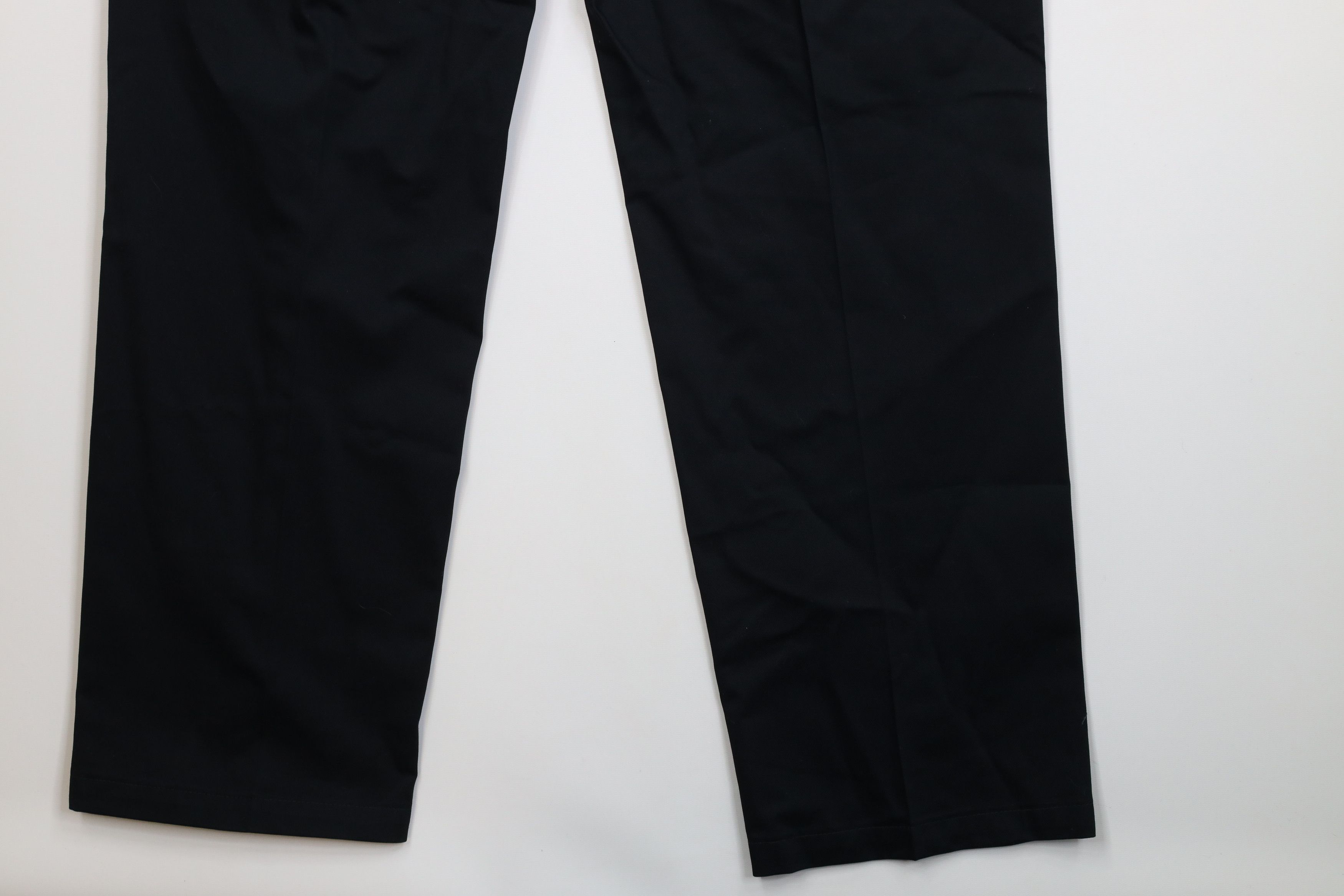 Wrangler Deadstock Vintage Y2K Wrangler Wide Leg Chino Pants Black Size US 36 / EU 52 - 14 Thumbnail