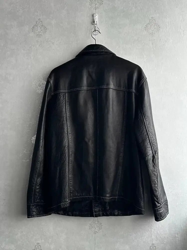 Jean Paul Gaultier Vintage Jean Paul Gaultier lamb leather jacket Size US L / EU 52-54 / 3 - 2 Thumbnail