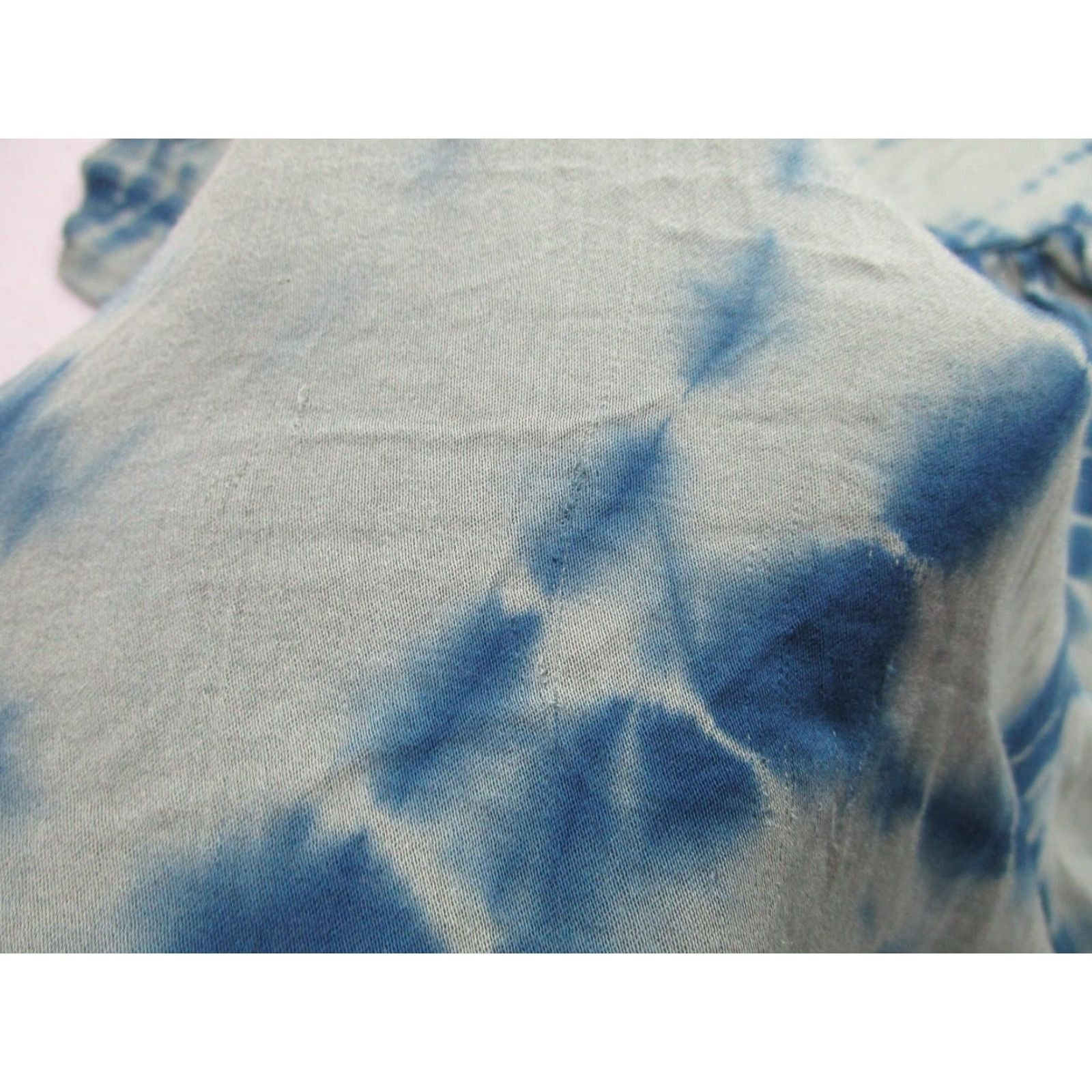 Vintage Dolan Left Coast Collection Dress Womens Large Green Blue Tie Dye Long Sleeve Size L / US 10 / IT 46 - 6 Thumbnail