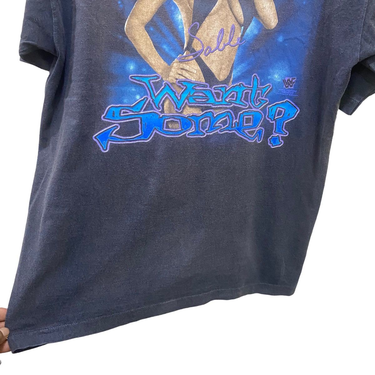 Vintage ☀️Vintage 90s WWF Sable legendary tshirt Size US M / EU 48-50 / 2 - 5 Thumbnail