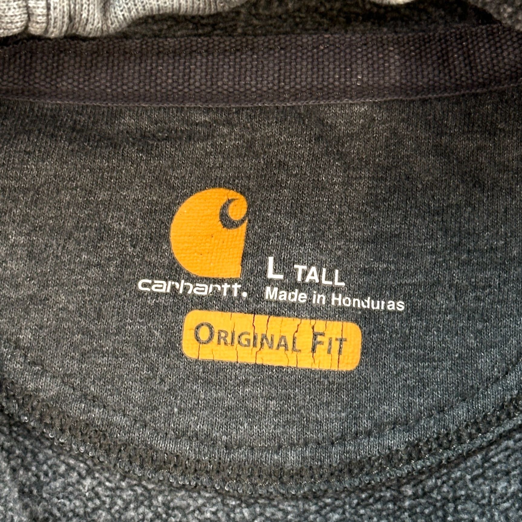 Carhartt Carhartt Hoodie Mens Large Tall Gray Splatter Original Fit Pullover Work Wear Size US L / EU 52-54 / 3 - 4 Thumbnail