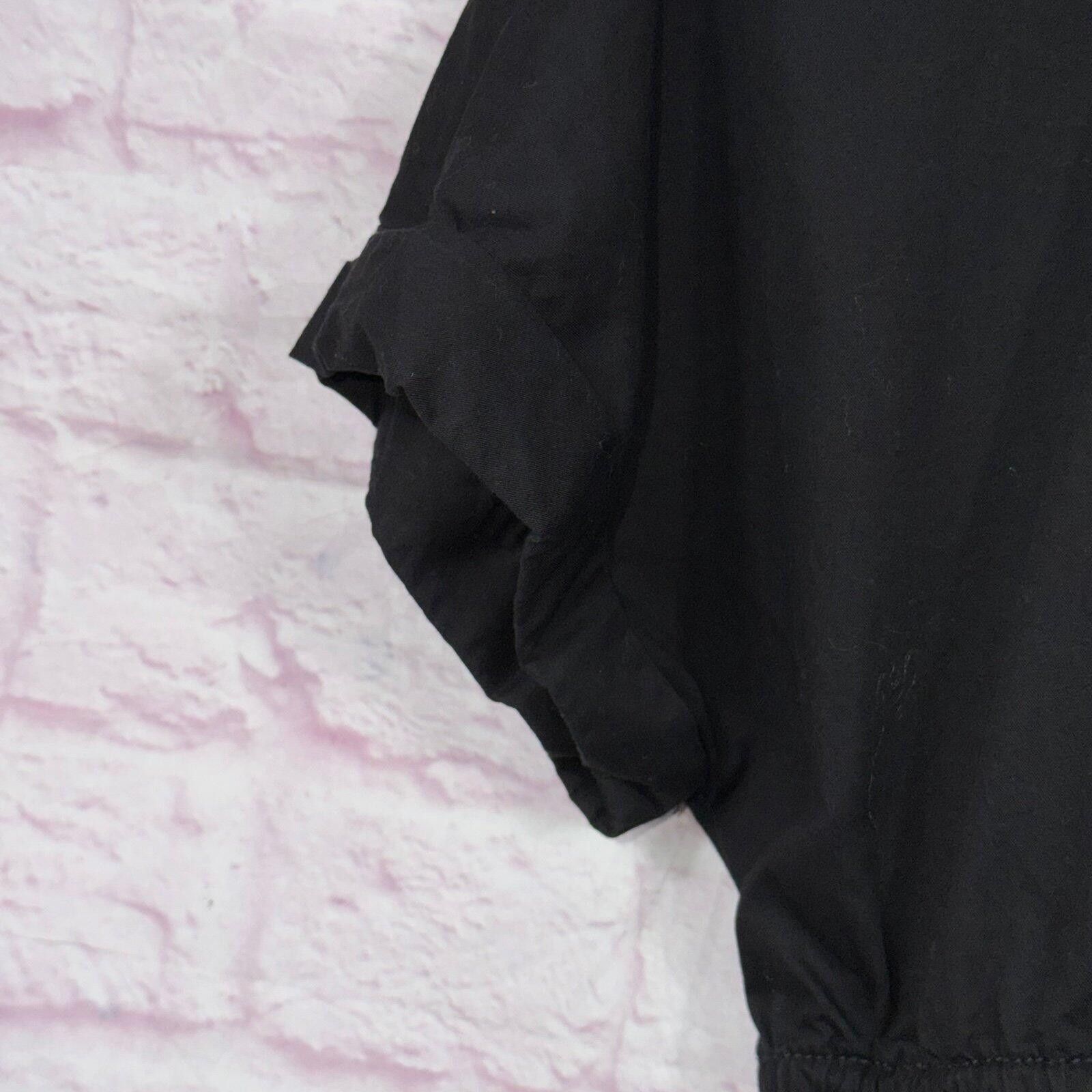 Zara Zara Black Tiered Mini Shirt Dress Womens XS Short Sleeve Size XS / US 0-2 / IT 36-38 - 5 Thumbnail