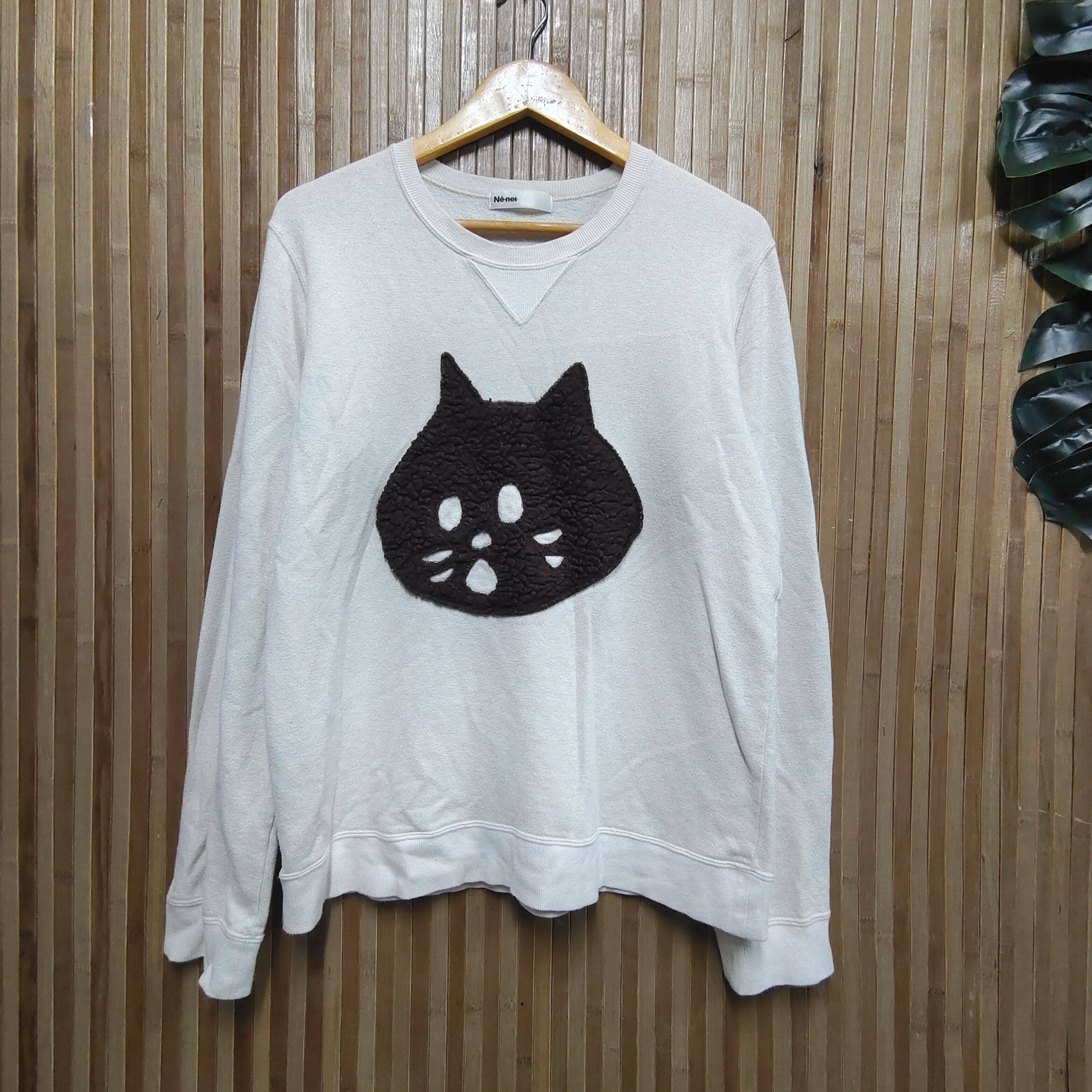 Issey Miyake Ne-net By Issey Miyake Sweatshirt Big Logo Size US M / EU 48-50 / 2 - 1 Thumbnail