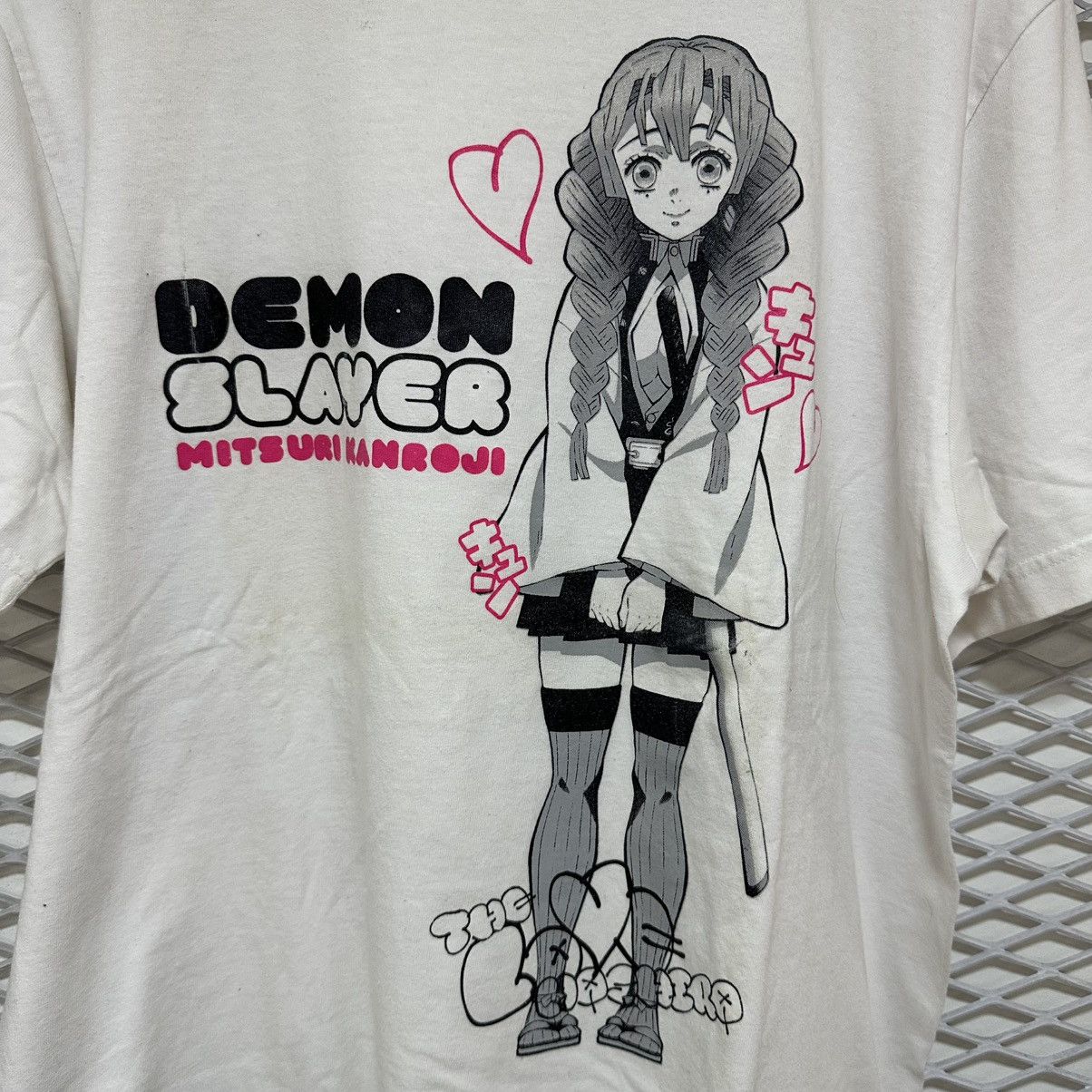 Anime RARE DEMON SLAYER "MITSURI KANROJI" WHITE TEE Size US XL / EU 56 / 4 - 2 Thumbnail