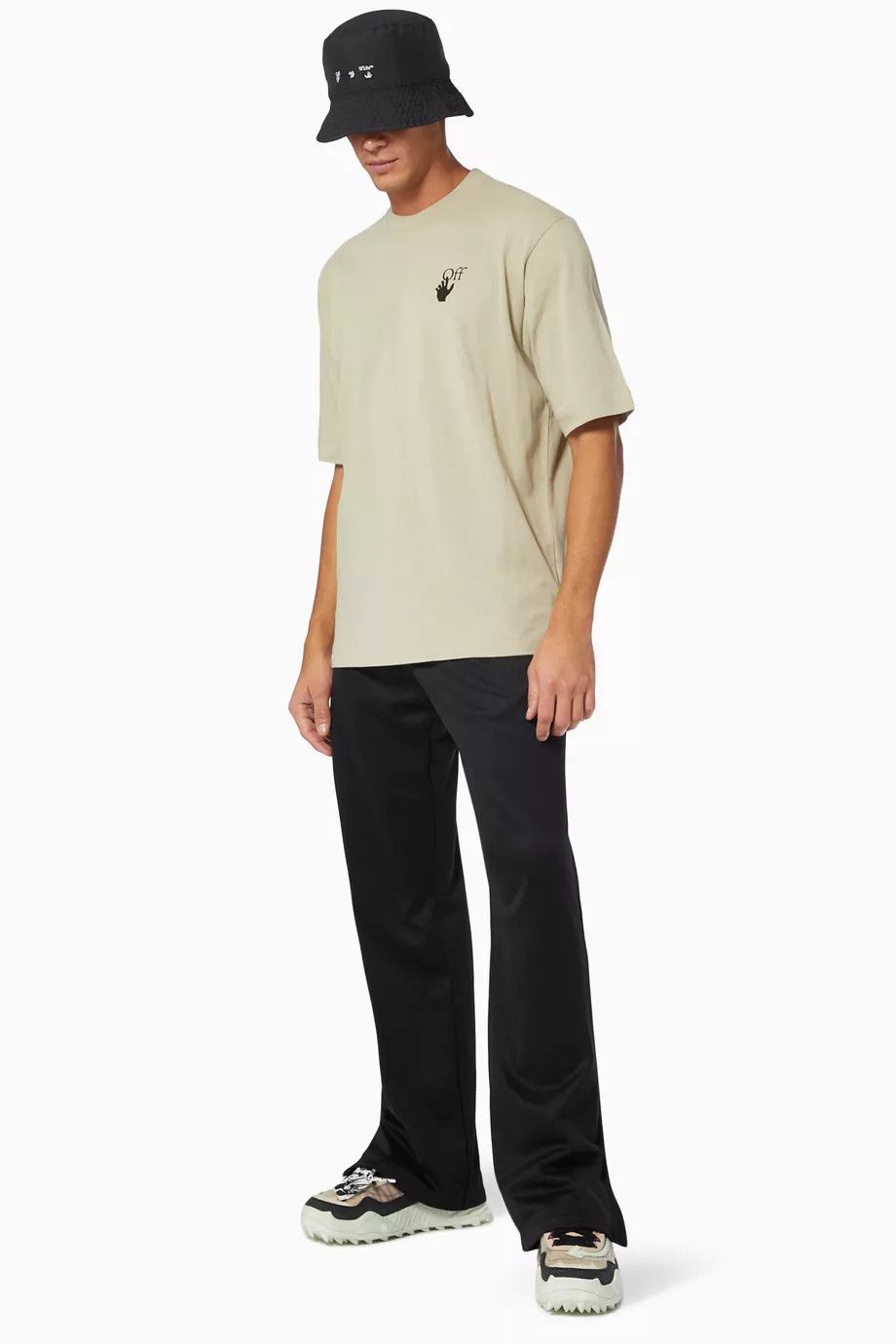 Off-White Beige Bubble Arrows Logo T-Shirt Size US S / EU 44-46 / 1 - 5 Thumbnail