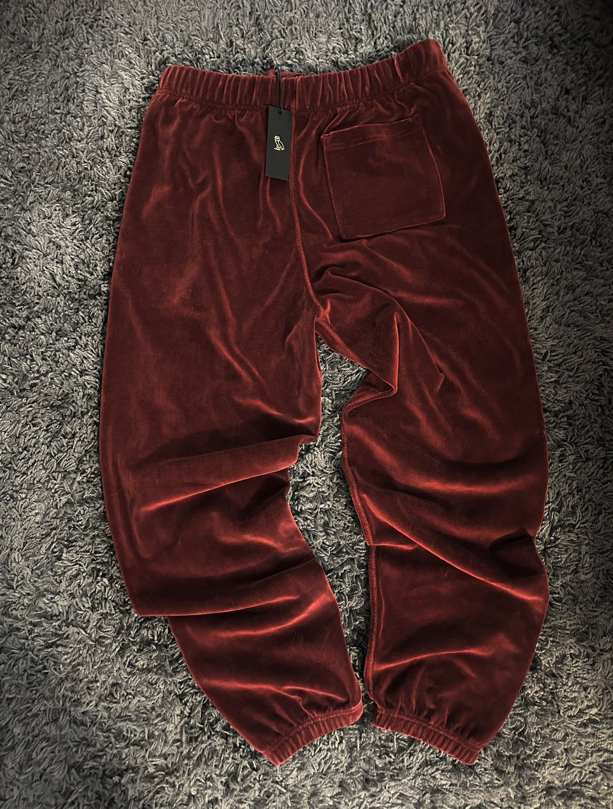 October's Very Own OVO Velvet Sweatpants Heavy Weight Brand New With Tag Large Size US 35 - 2 Thumbnail