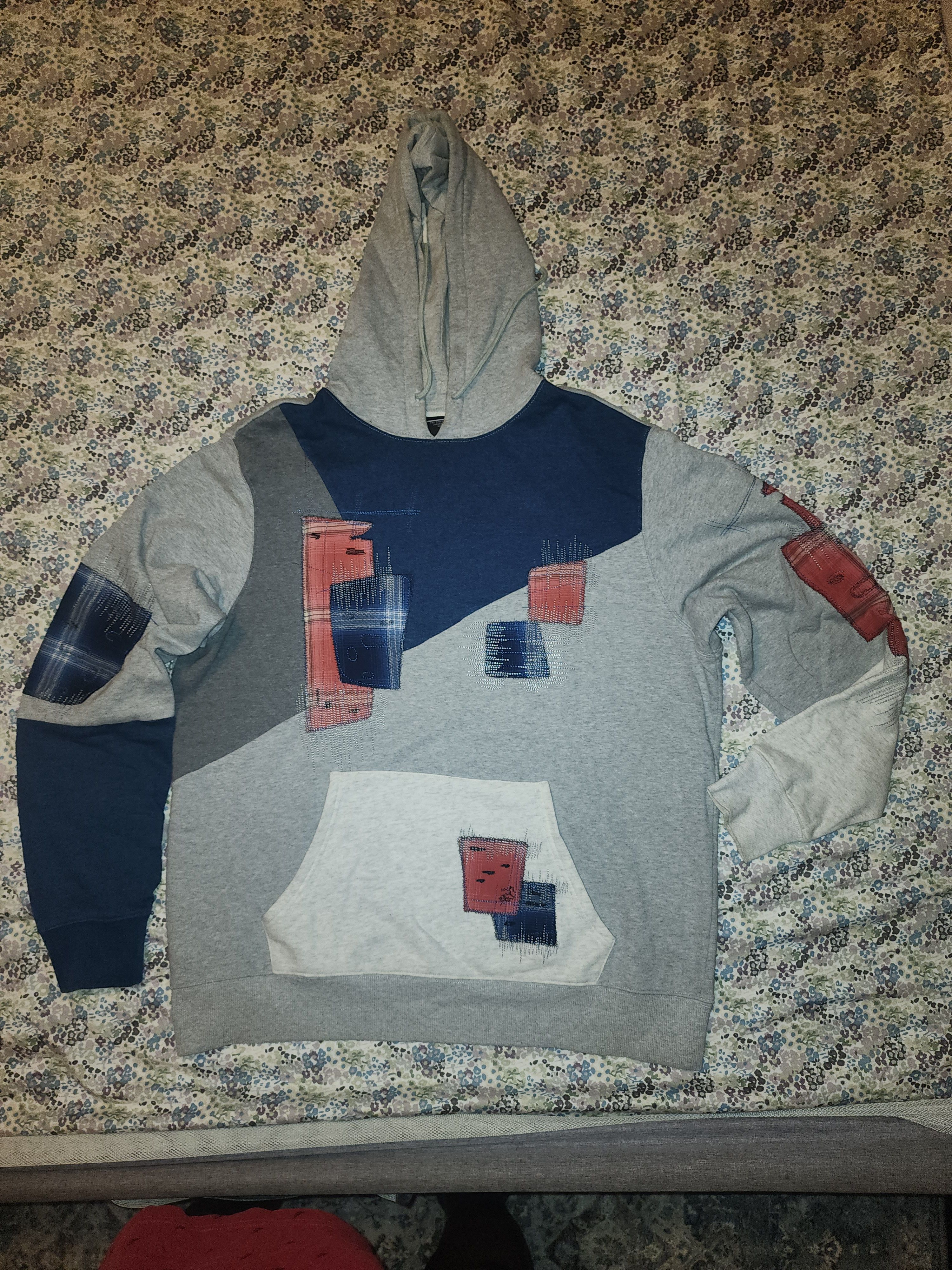 Prps Prps Men's Patchwork Hoodie XXL Size US XXL / EU 58 / 5 - 3 Thumbnail