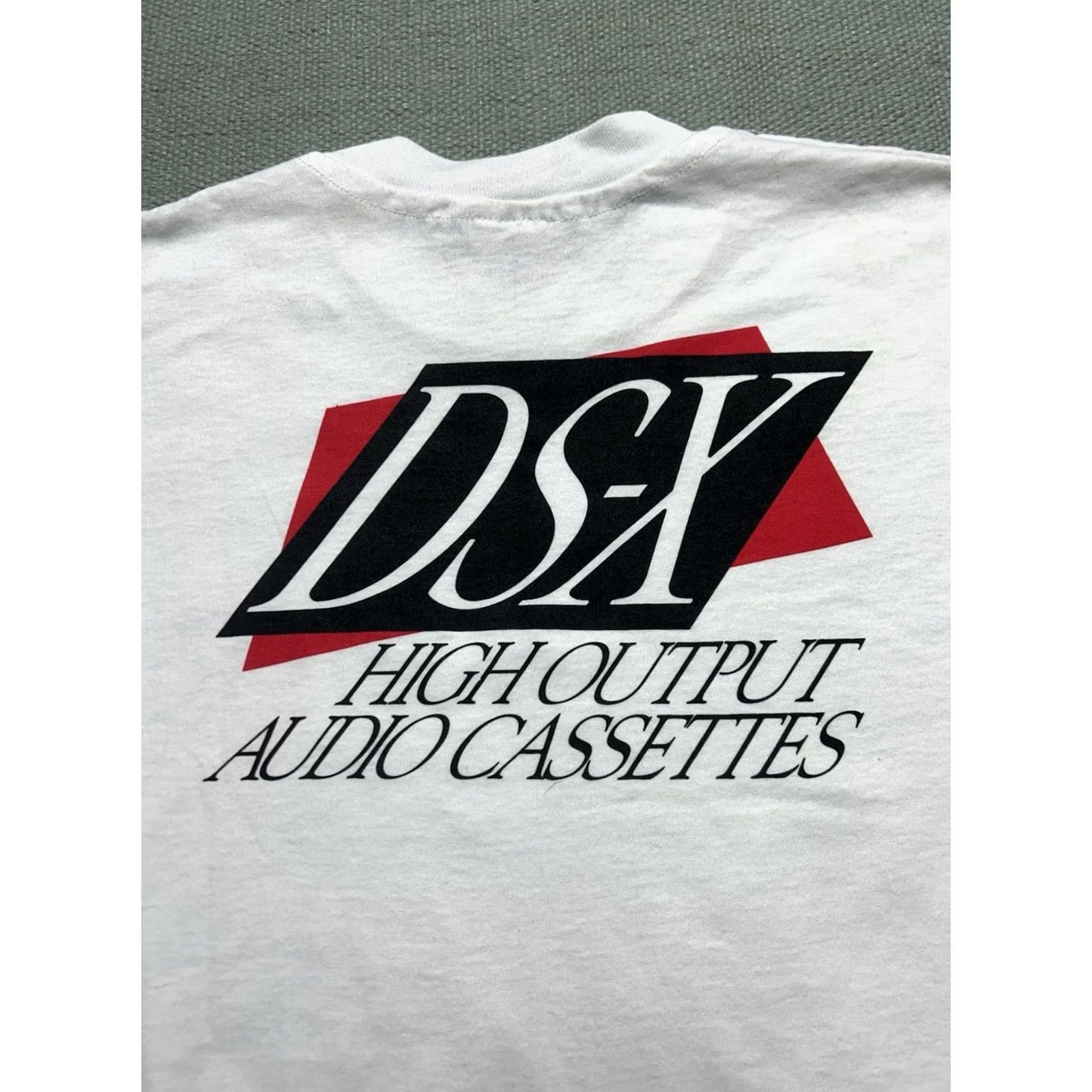 Hanes VINTAGE 80s Hanes T-Shirt graphic TDK cassette tape promo get serious large Mens Size US L / EU 52-54 / 3 - 2 Thumbnail