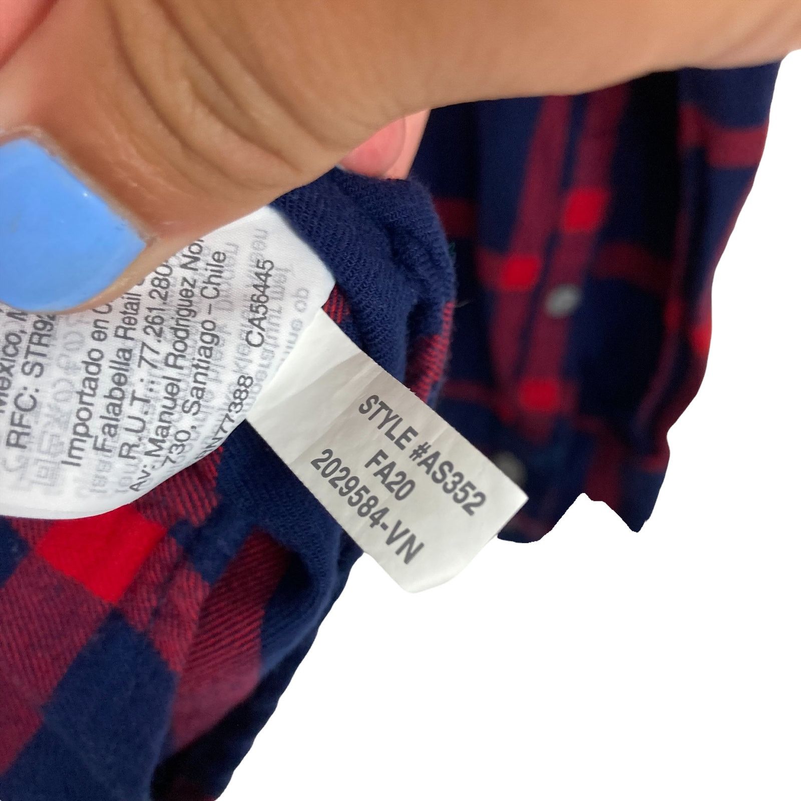 J.Crew J. Crew Blue Red Plaid Long Sleeve Button Down Sz XS Size XS / US 0-2 / IT 36-38 - 4 Thumbnail