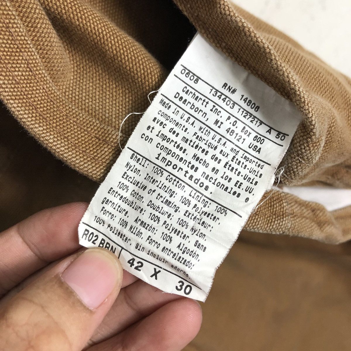 Carhartt 📌Vintage Chore Worker Duck Canvas Overall Carhartt Usa Size US 40 / EU 56 - 16 Thumbnail