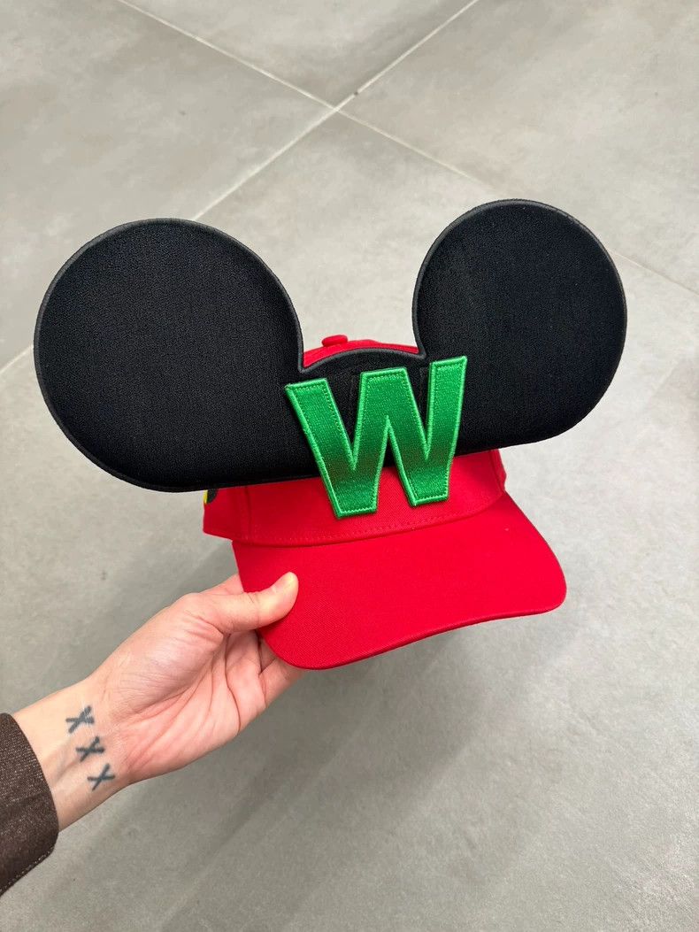 Walter Van Beirendonck walter van beirendonck Rabbit Ear Velcro Cap Size ONE SIZE - 4 Thumbnail