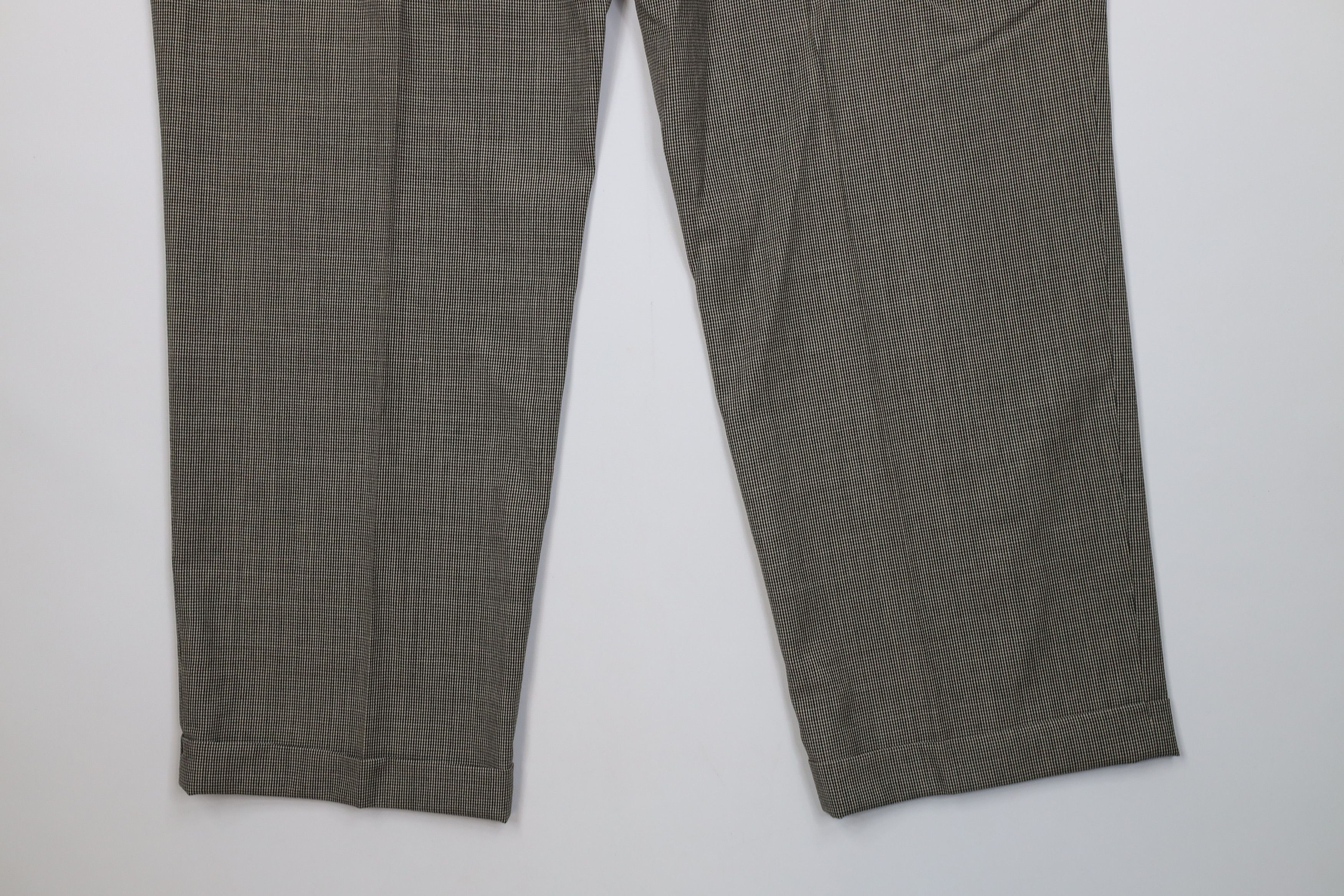 Vintage Vintage 90s Streetwear Wide Leg Chino Pants Houndstooth Size US 40 / EU 56 - 13 Thumbnail