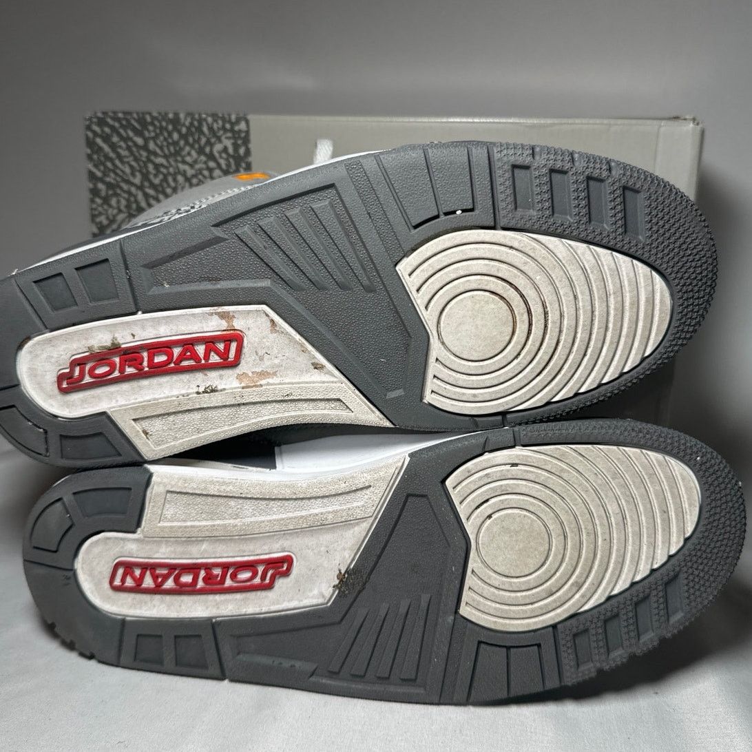 Jordan Brand × Nike Size 9.5 - Air Jordan 3 Retro Cool Grey 2021 Men's Shoes Size US 9.5 / EU 42-43 - 6 Thumbnail