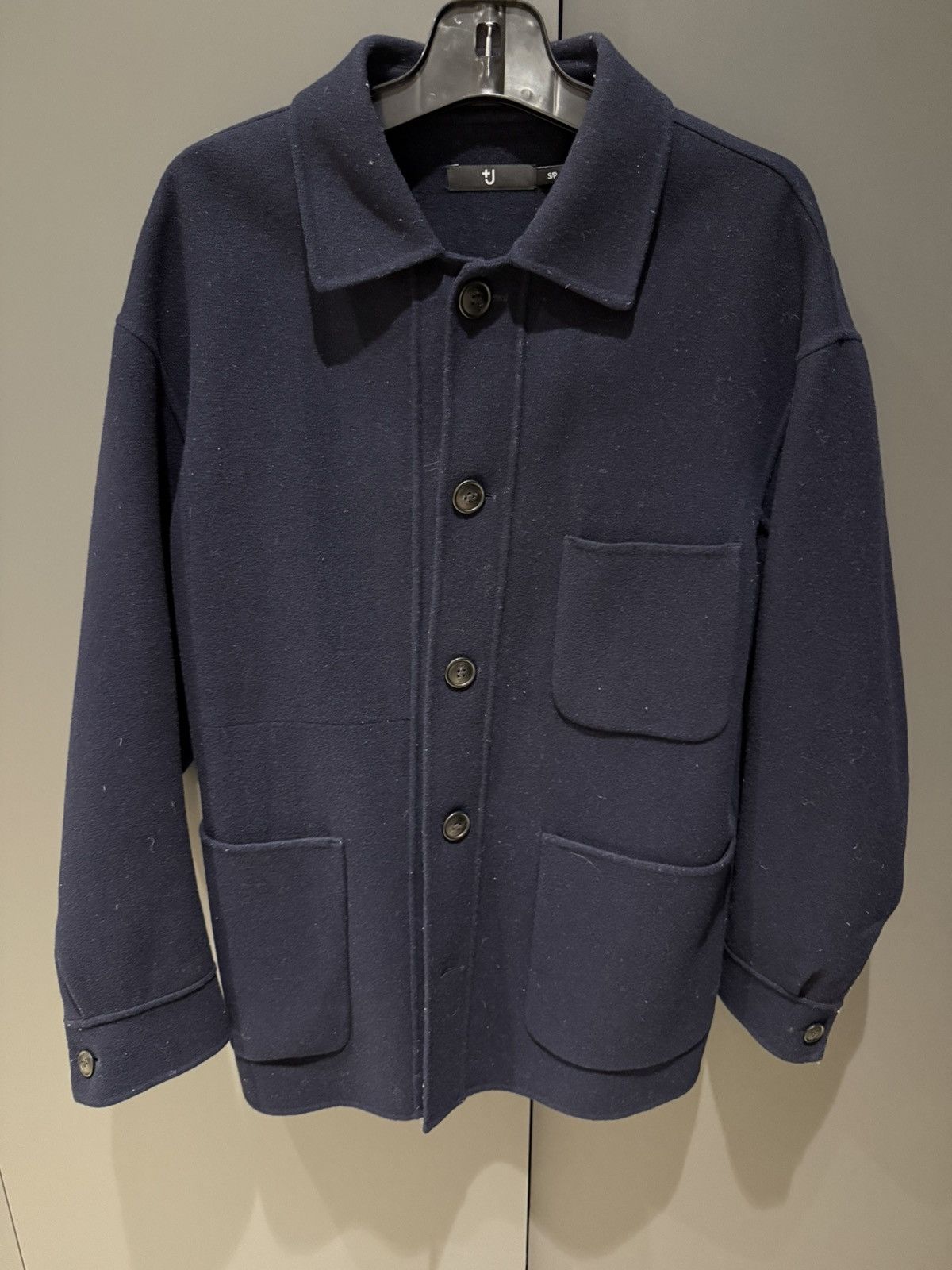 Jil Sander × Uniqlo FW21 +J Wool Blend Oversized Shirt Jacket Size US S / EU 44-46 / 1 - 2 Thumbnail