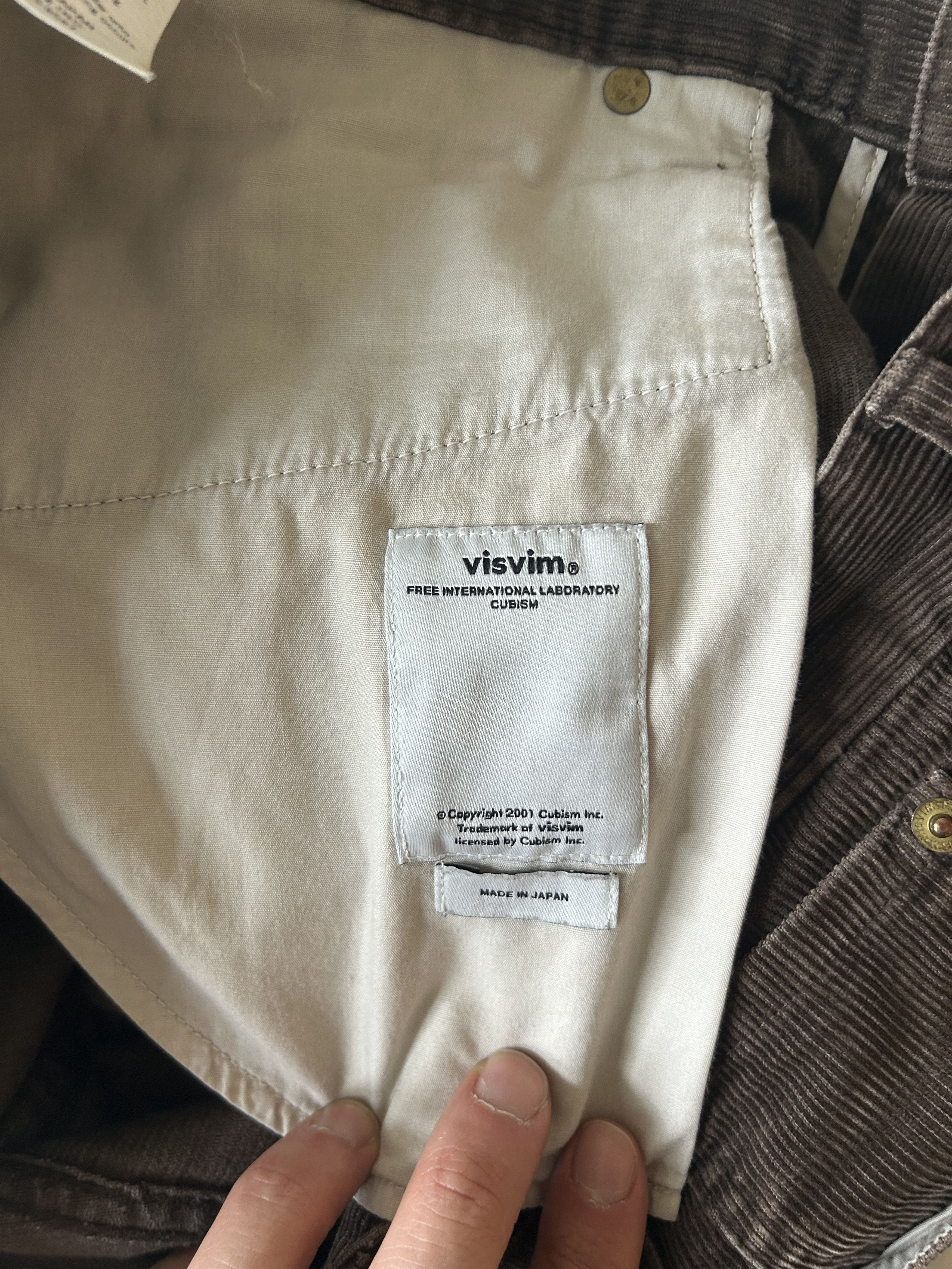 Visvim visvim corduroy pants sz3 Size US 34 / EU 50 - 7 Thumbnail