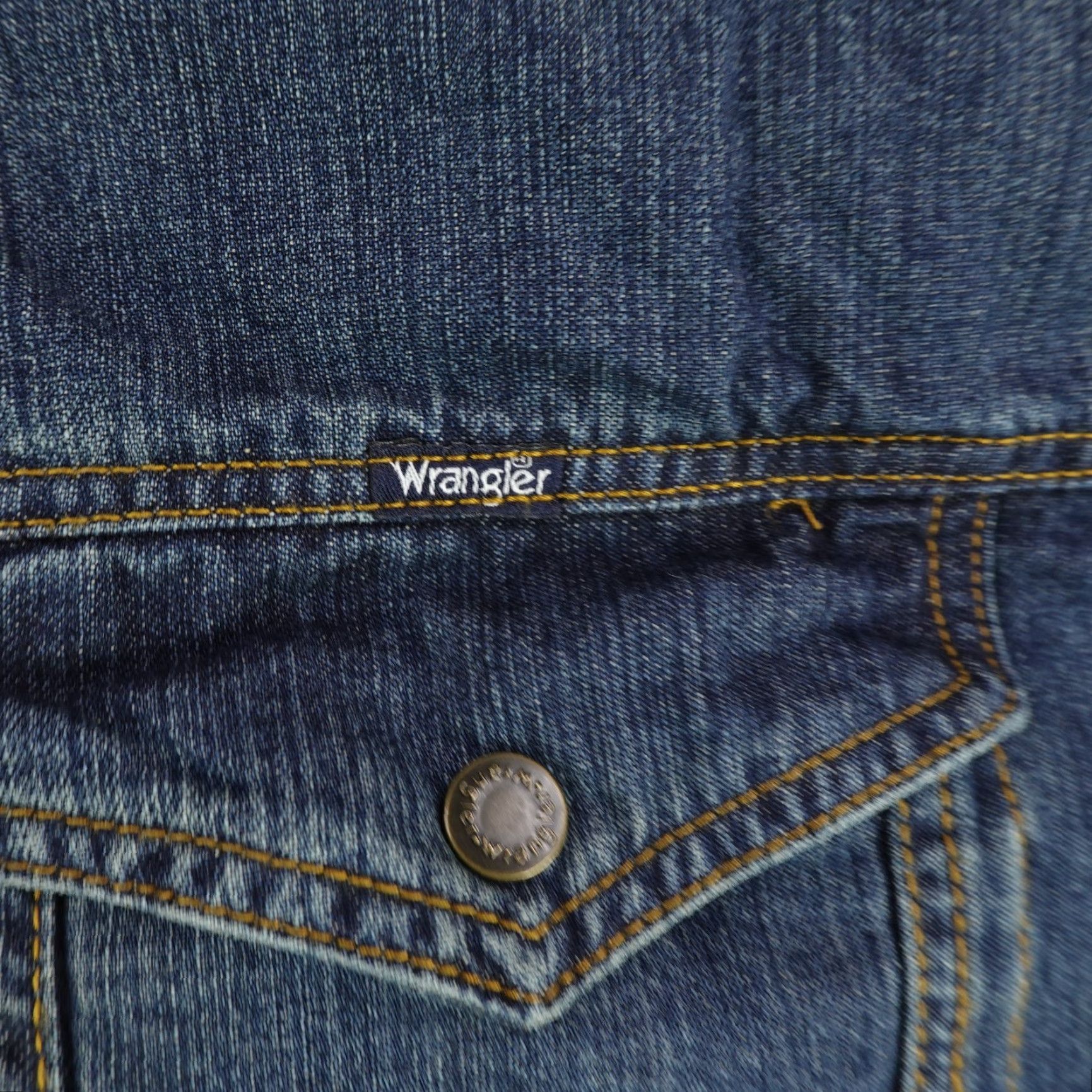 Wrangler VINTAGE Wrangler Jacket Mens XL Blue Denim Jean Sherpa Lined Western Chore Work Coat Size US 36 / EU 52 - 3 Thumbnail