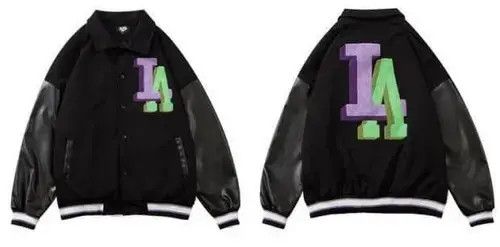 Other New Stylish Cool LA Bomber Jacket Varsity Jacket Size US S / EU 44-46 / 1 - 3 Thumbnail