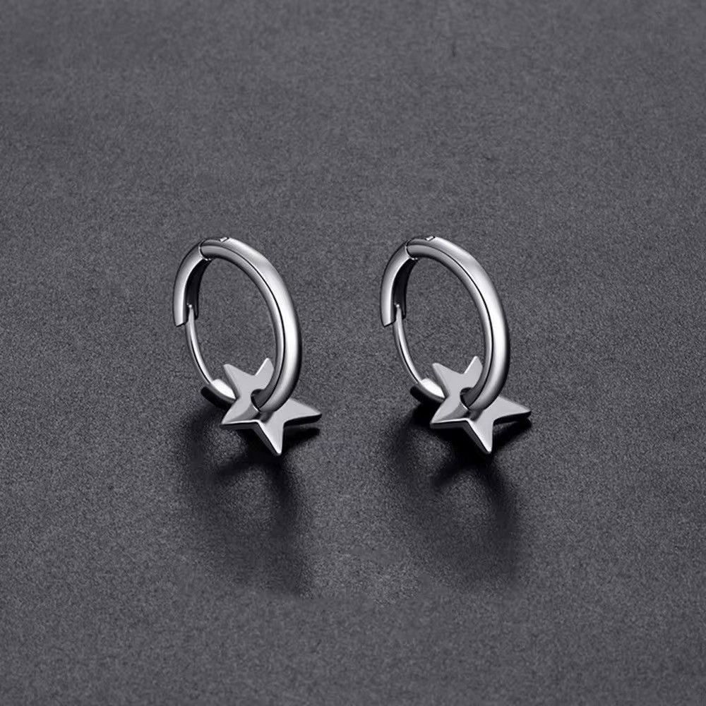 Jewelry Star Hoop Earrings Size ONE SIZE - 5 Thumbnail
