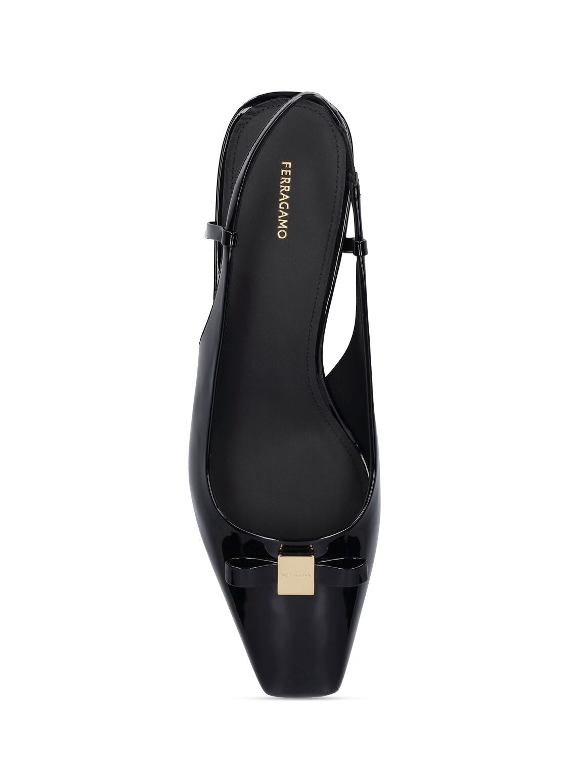 Salvatore Ferragamo o1s1rm0924 Slingback Pumps in Black Size US 9.5 / IT 39.5 - 5 Thumbnail