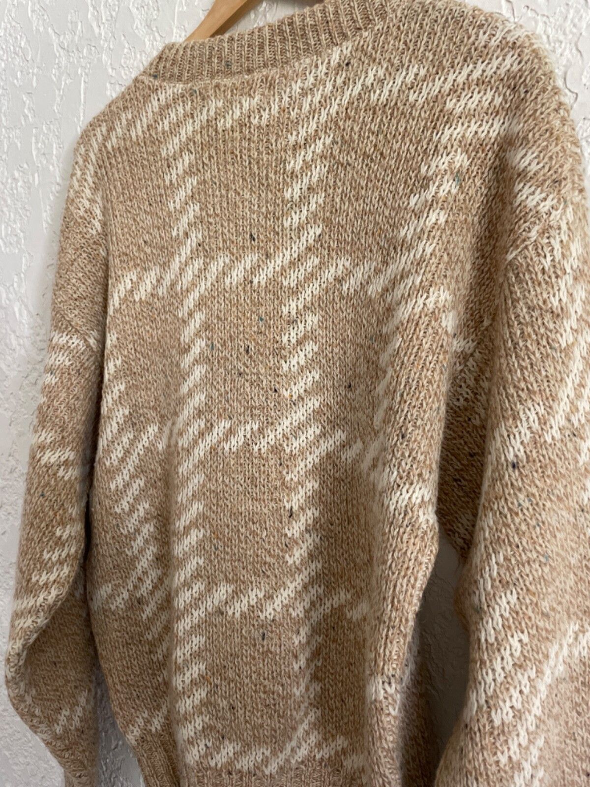 Giorgio Armani 🔥 GIORGIO ARMANI® RARE 90s Wool Speckled Fisherman Sweater Size US XL / EU 56 / 4 - 8 Thumbnail