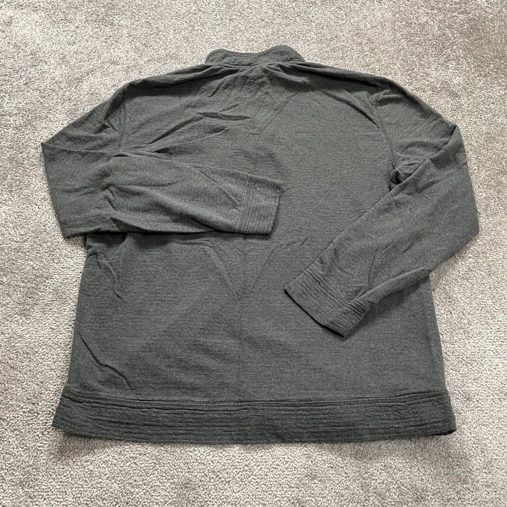 Calvin Klein VINTAGE Calvin Klein Jeans Men's Sweatshirt 1/4 Zip Pullover XL Gray Cotton Mock Neck Casual Active Size US XL / EU 56 / 4 - 2 Thumbnail