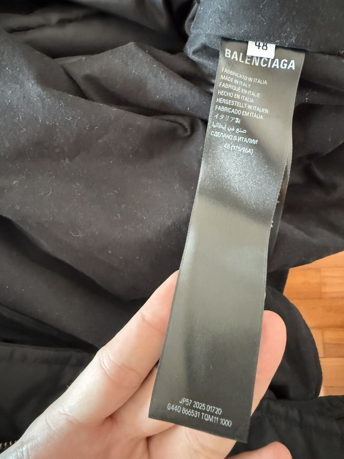 Balenciaga Hooded Bomber SS26 Size US M / EU 48-50 / 2 - 6 Thumbnail