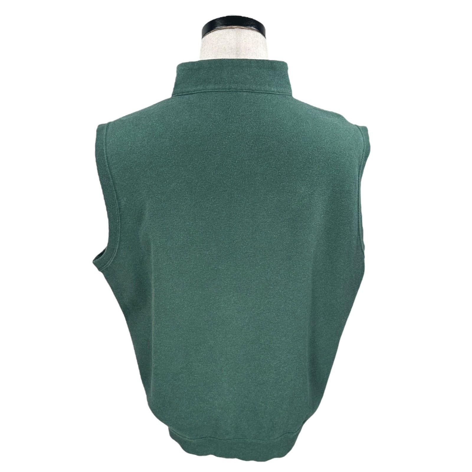 Peter Millar Peter Millar 1/4 Zip Sweatshirt Golf Vest Men L Green Cotton Size US L / EU 52-54 / 3 - 2 Thumbnail