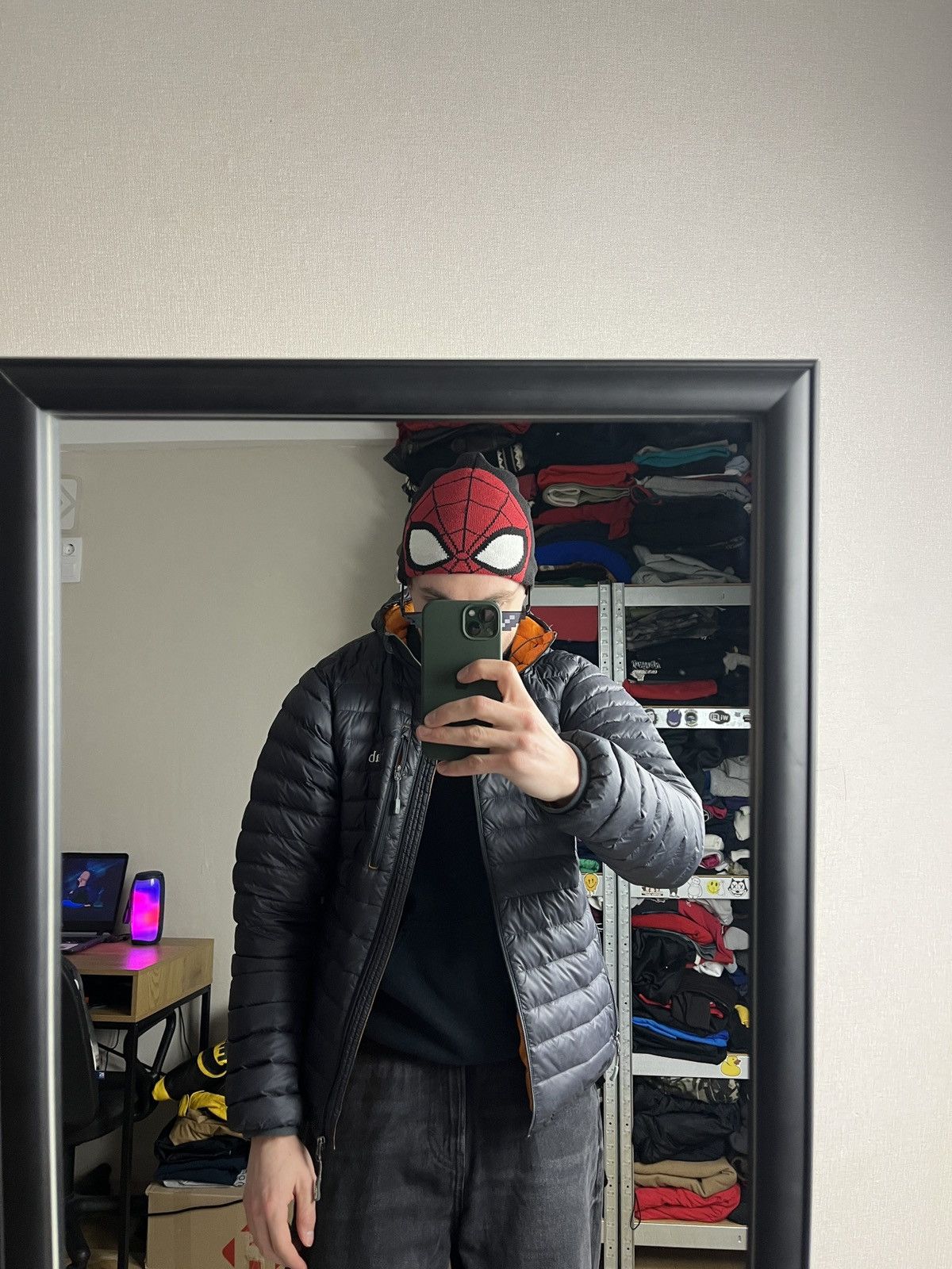 Japanese Brand Y2k Spider Man Marvel Big Logo Eye Beanie Hat Hype Size ONE SIZE - 3 Thumbnail