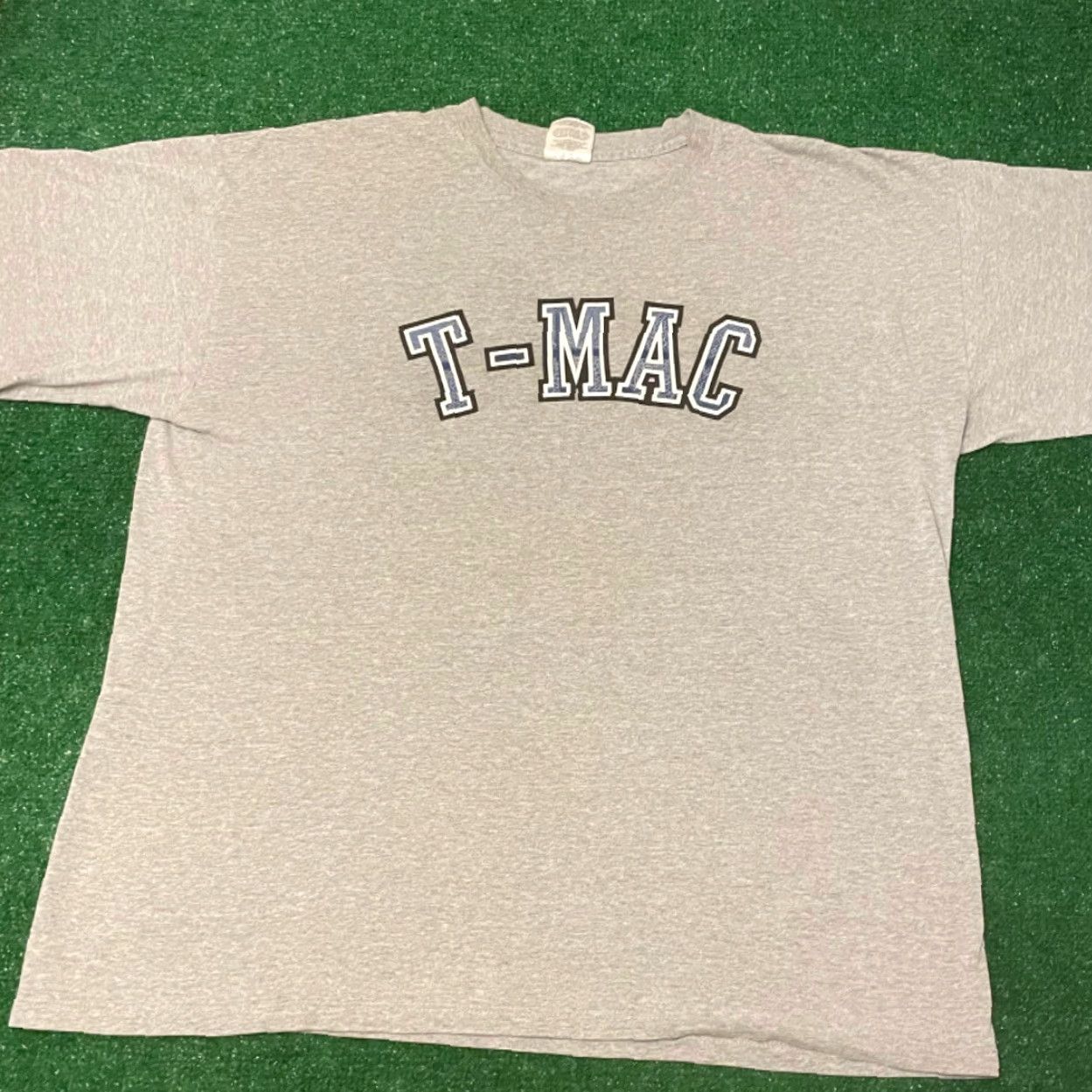 Adidas VINTAGE 90s Tracy Mcgrady T Mac Orlando Magic Adidas VTG Shirt Mens XL Gray Short Sleeve T-Shirt Sports 90s USA Mens Size US XL / EU 56 / 4 - 4 Thumbnail