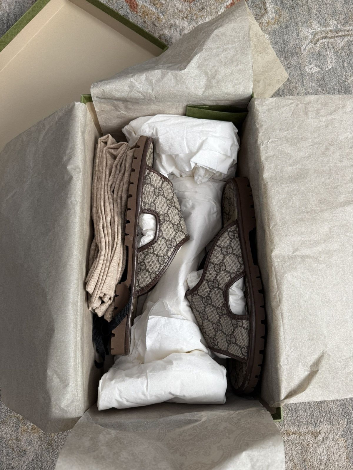 Gucci Gucci Sandal GG Size US 8 / EU 41 - 1 Thumbnail