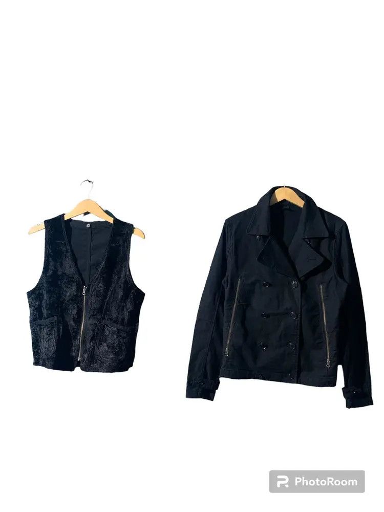 PPFM PPFM double breasted removable velbet vest jacsket Size US M / EU 48-50 / 2 - 6 Thumbnail