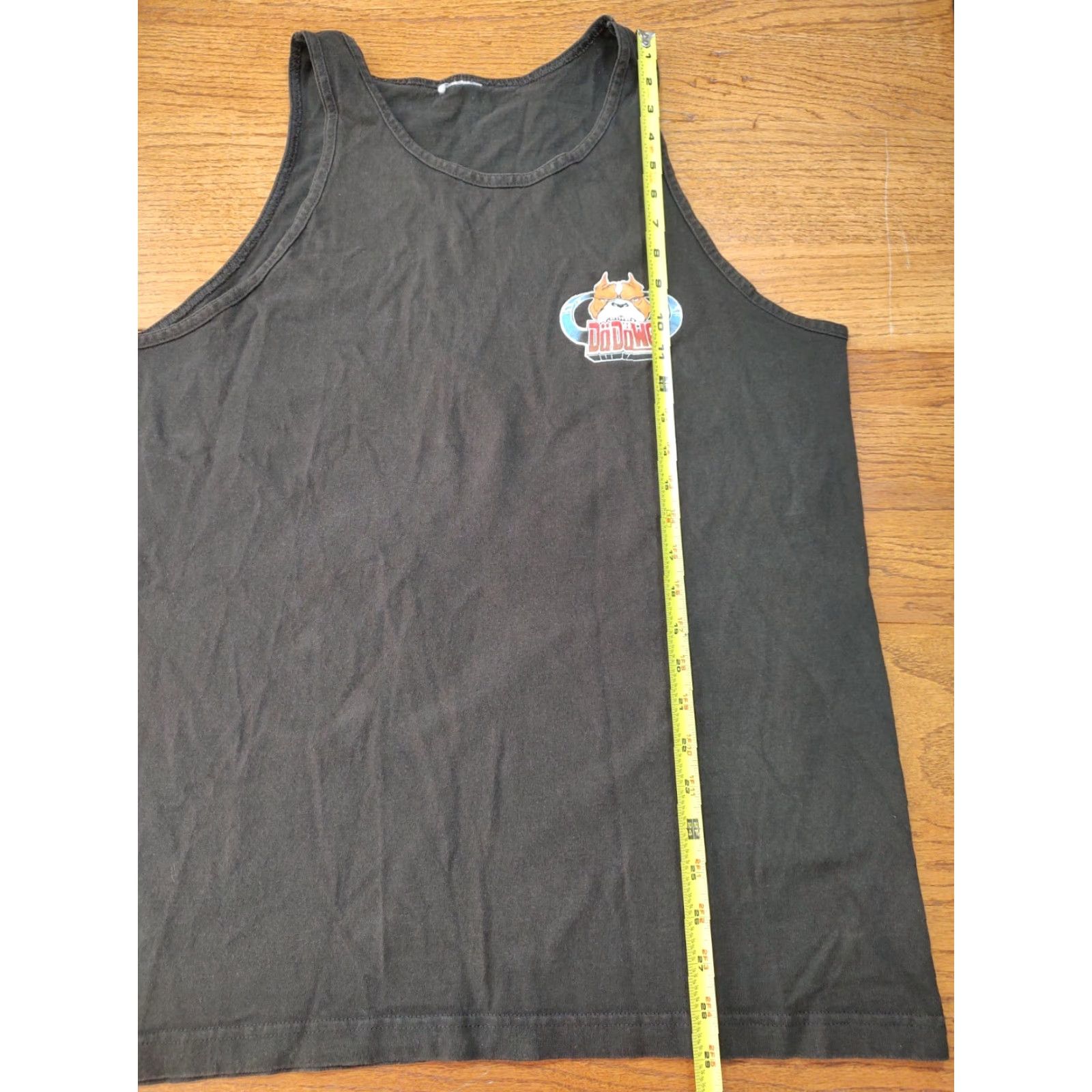 Doublet VINTAGE Da Dawg Men T-Shirt L Black Tank Top No Road No Problem Double Sided Size US L / EU 52-54 / 3 - 3 Thumbnail