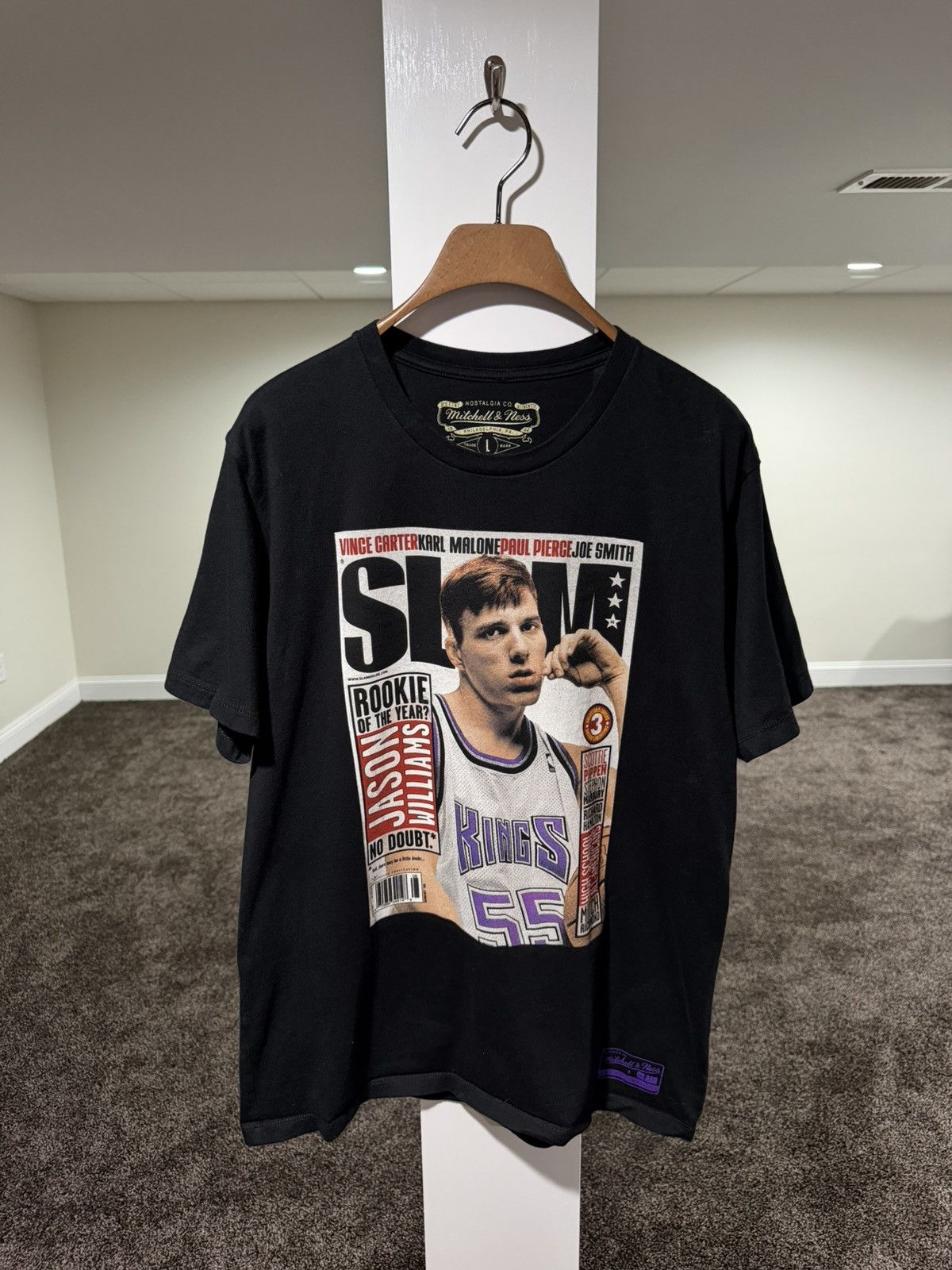 Mitchell & Ness Mitchell & Ness Jason Williams Sacramento Kings SLAM Black T Size US L / EU 52-54 / 3 - 12 Thumbnail