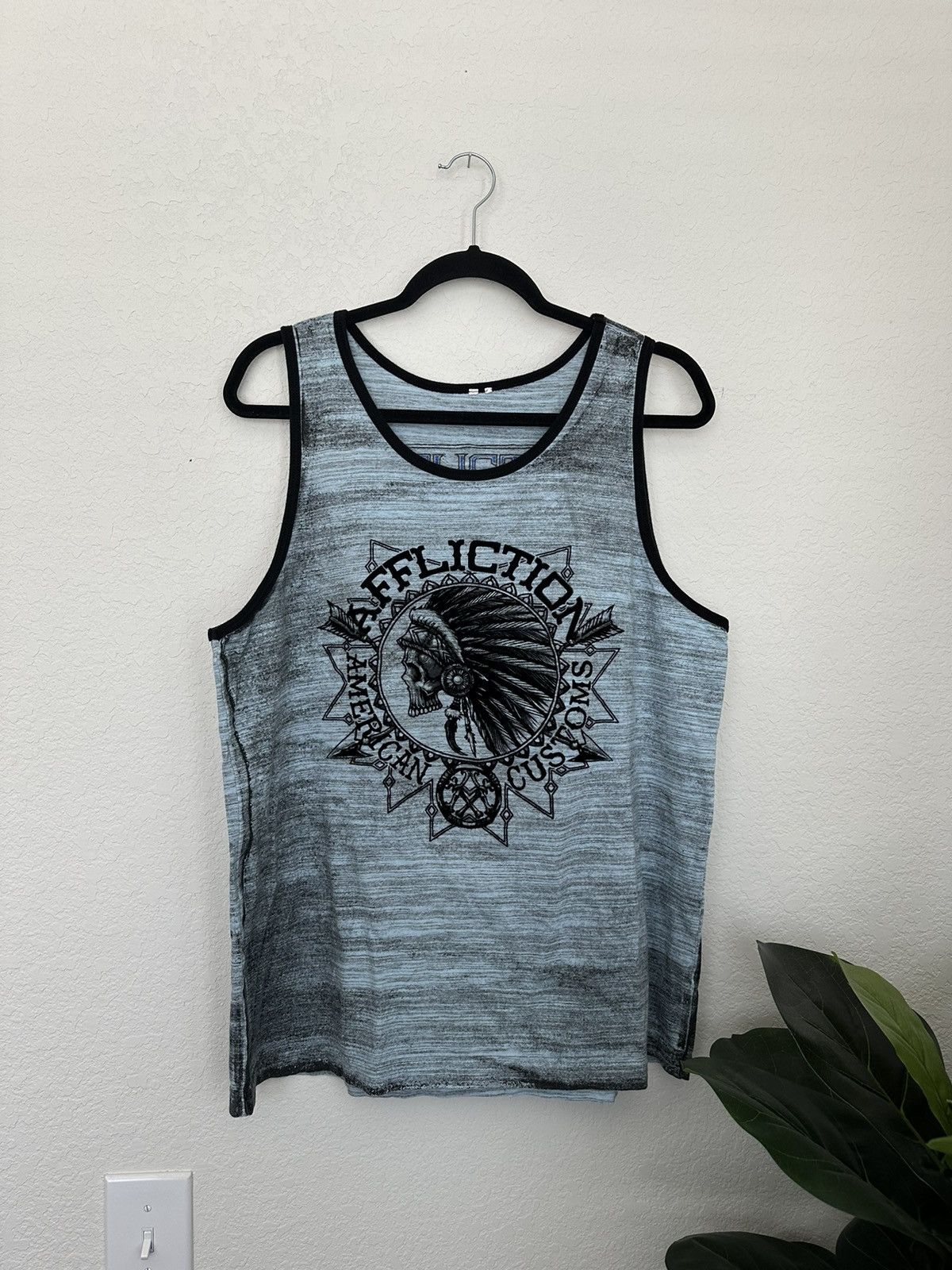 Affliction × Japanese Brand Crazy Affliction Y2K tank top Size Large Grunge Size US L / EU 52-54 / 3 - 3 Thumbnail