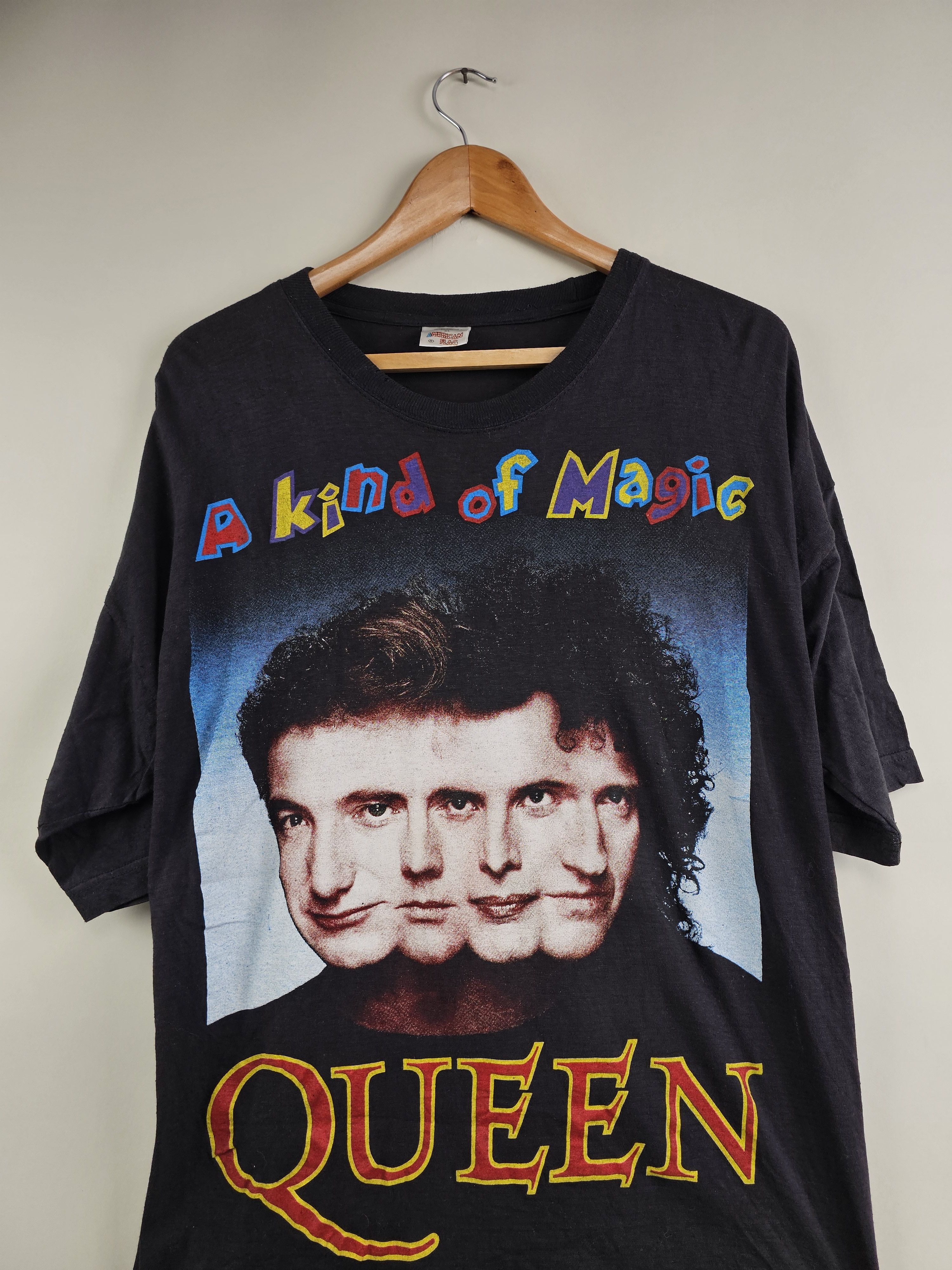Band Tees 90s Queen A kind of magic The Great pretender Freddie Size US XL / EU 56 / 4 - 2 Thumbnail
