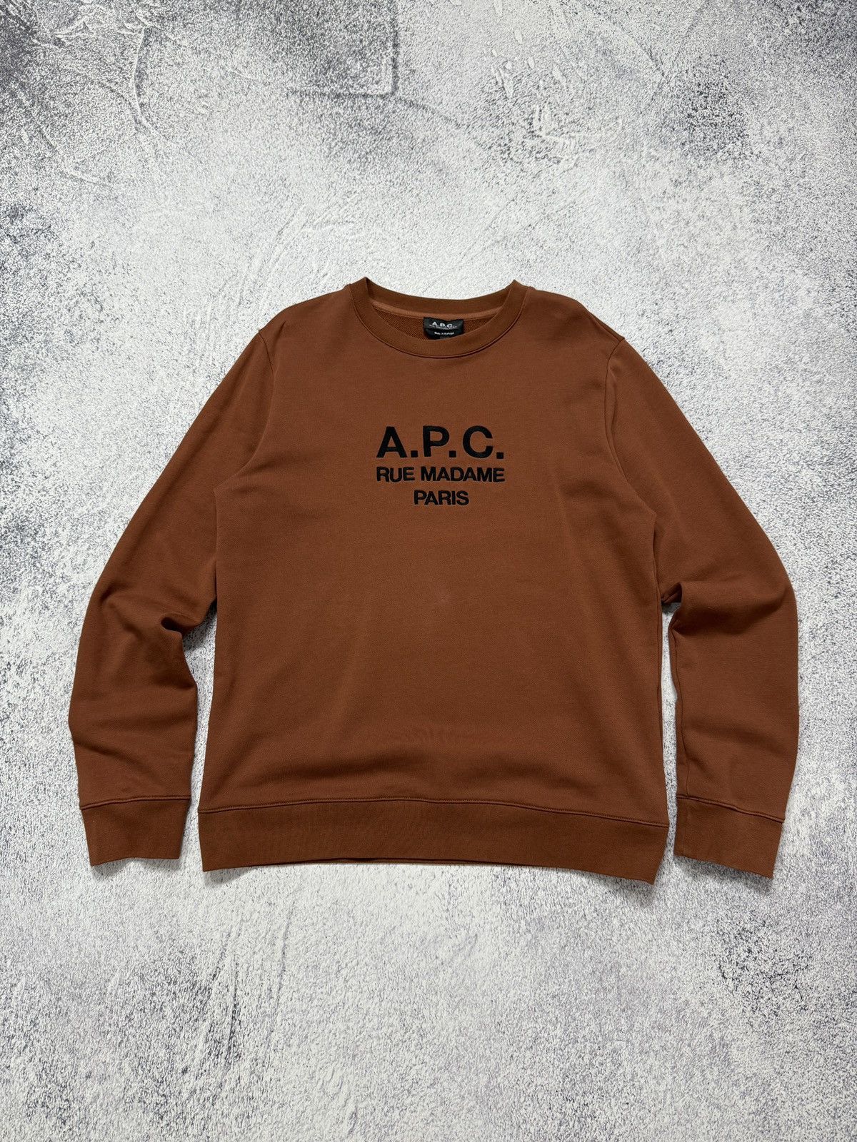 A.P.C. A.P.C “Rue Madame Paris” Crewneck Men’s Sweatshirt Size US L / EU 52-54 / 3 - 2 Thumbnail