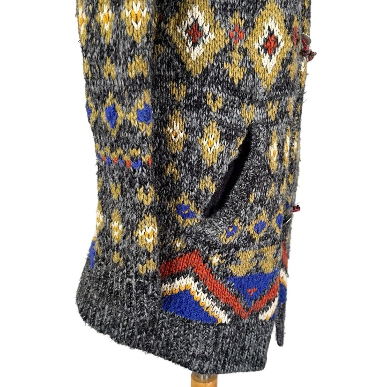 Free People FREE PEOPLE Mascot Tiger Wool Cardigan Bohemian Sweater XS Size XS / US 0-2 / IT 36-38 - 11 Thumbnail