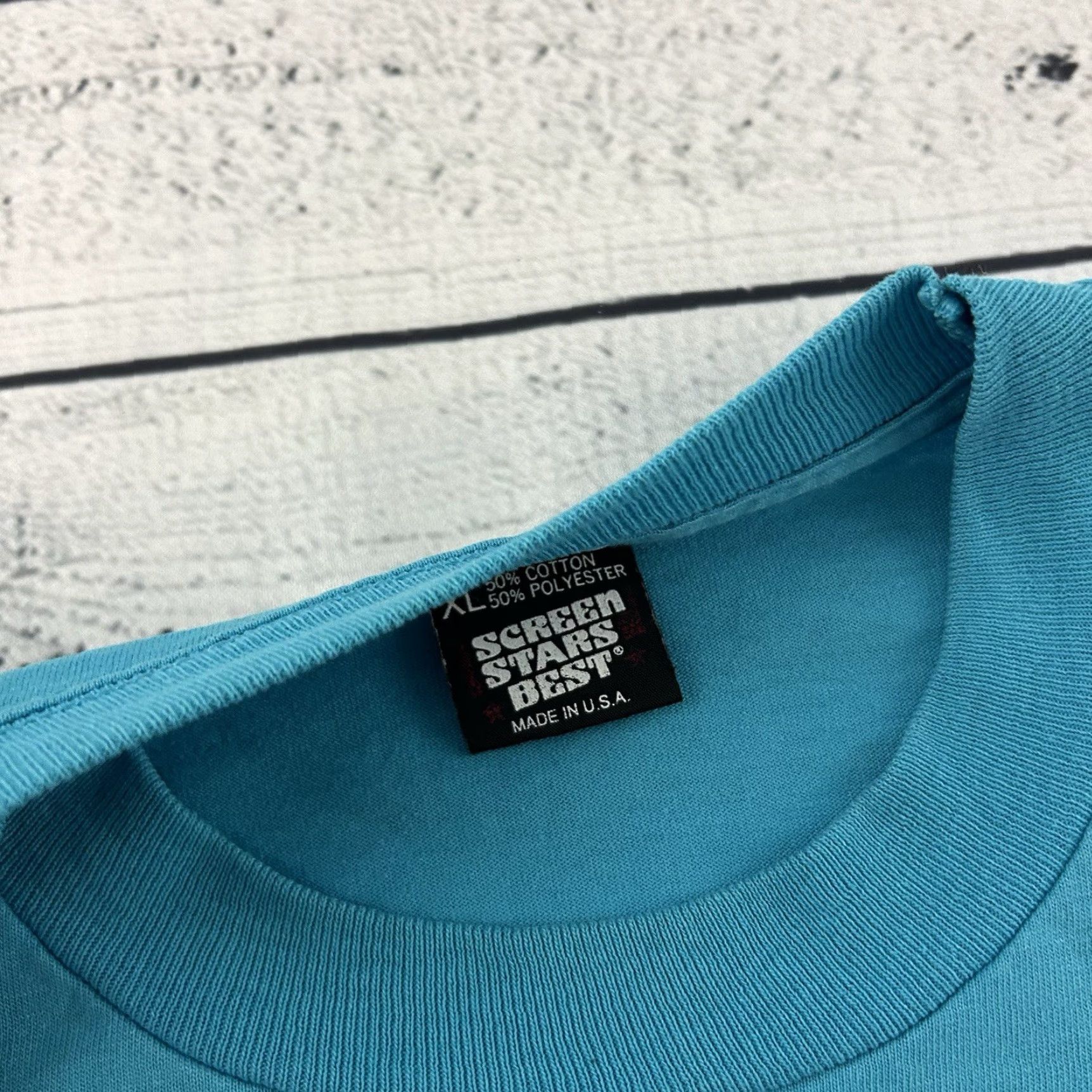 Vintage VINTAGE Manitou Springs CO Short Sleeve Screen Stars Best T Shirt Men's XL Blue Shirt Mens XL Blue Stars Size US XL / EU 56 / 4 - 2 Thumbnail